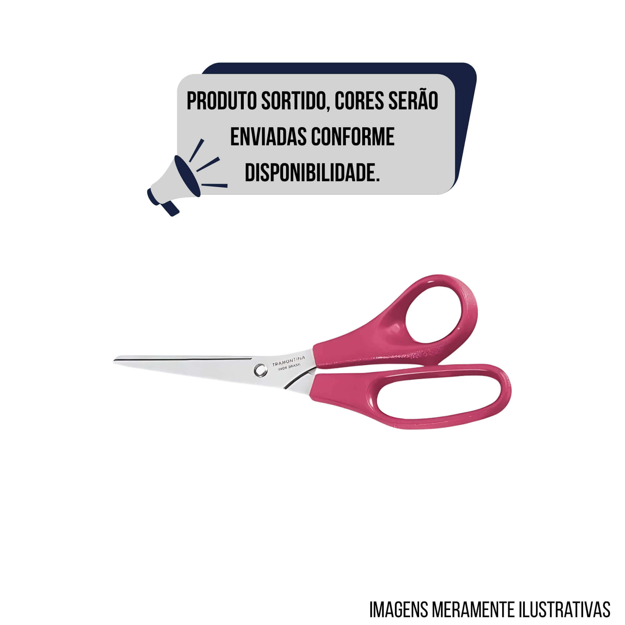 COMP Kit 2 Un Tesouras de Uso Geral 7" Aço Inox Sortida Culinário Tramontina - 25920169