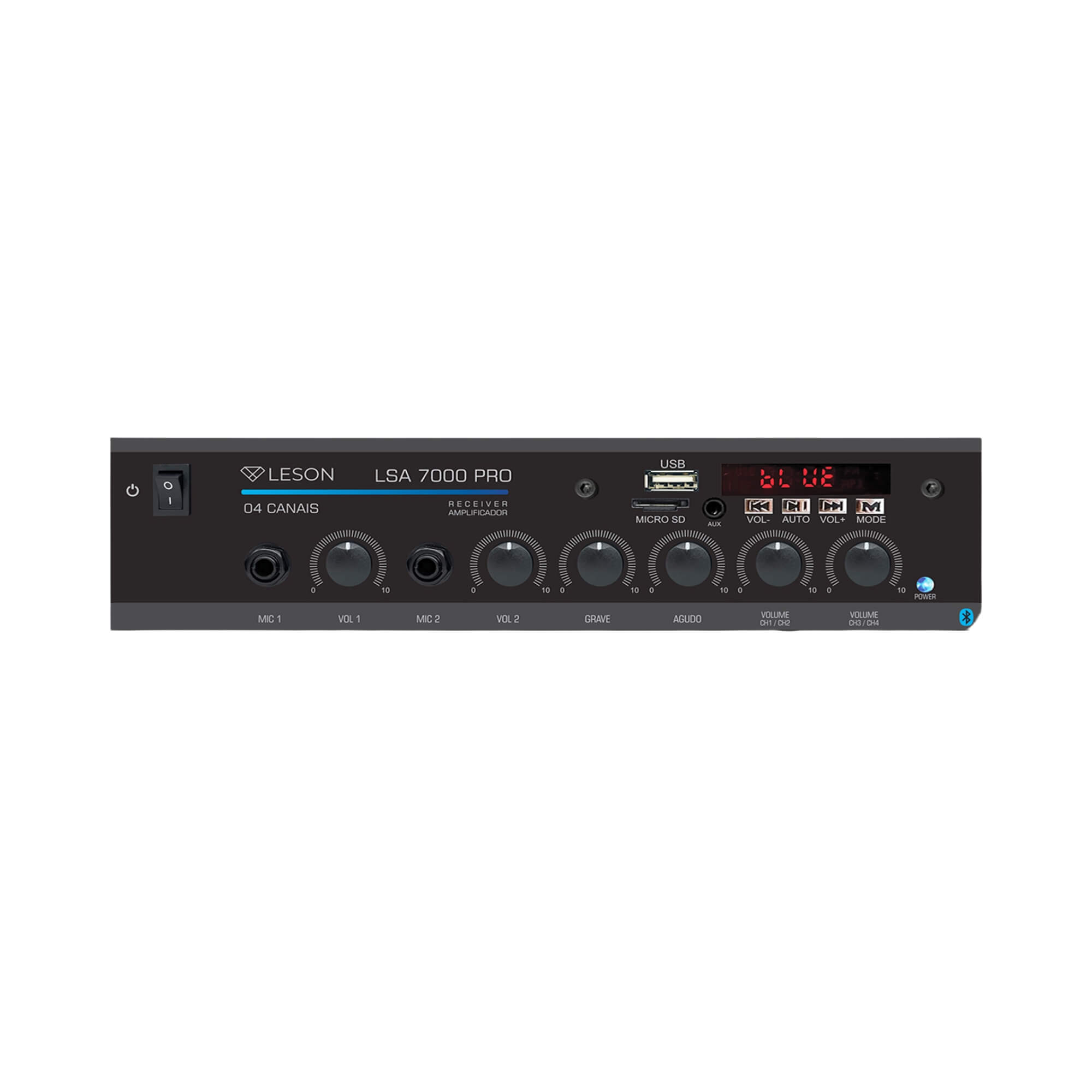 Receiver LSA 7000.4 Pro 120W 4 Ohms Bivolt Automático Leson - 2AMPL7000
