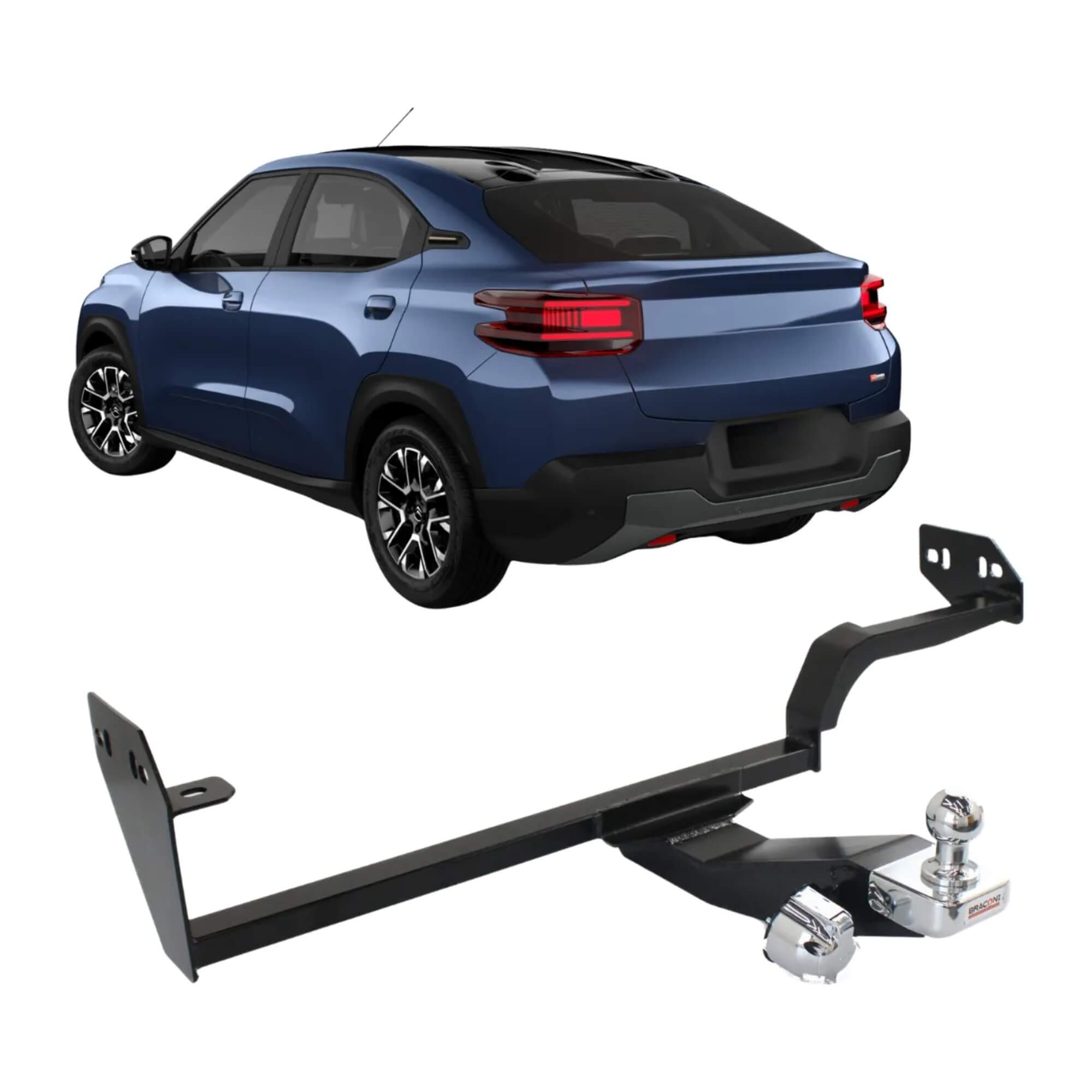 Engate Reboque Citroen Basalt 2024 2025 Fixo 450 Kg Braconi - BRCIM275