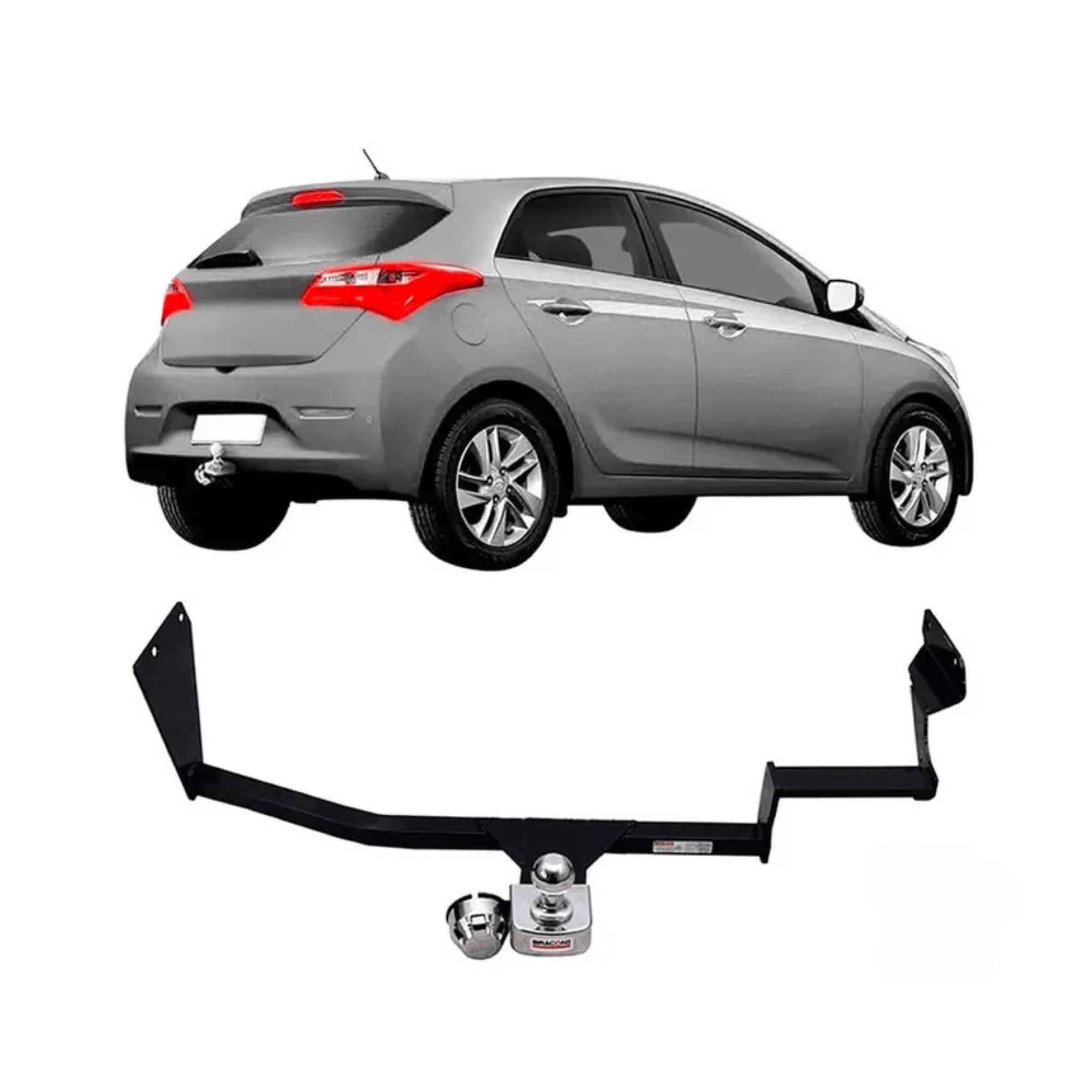 Engate Reboque Rabicho Fixo HB20 Hatch 2024/2025 Braconi - BRCIM276