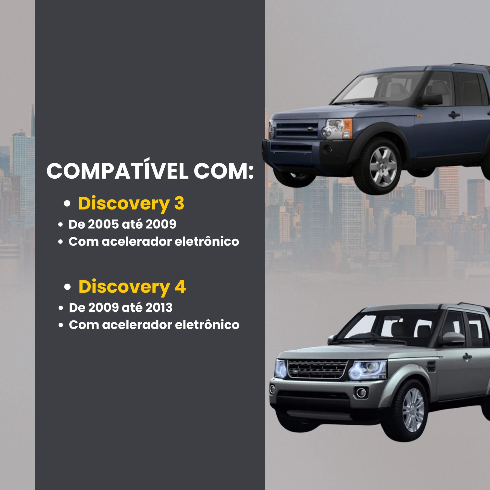 Módulo Variador de Avanço compatível c/ Discovery 3 e Discovery 4 Tury - FAST_MAX_5.0AY