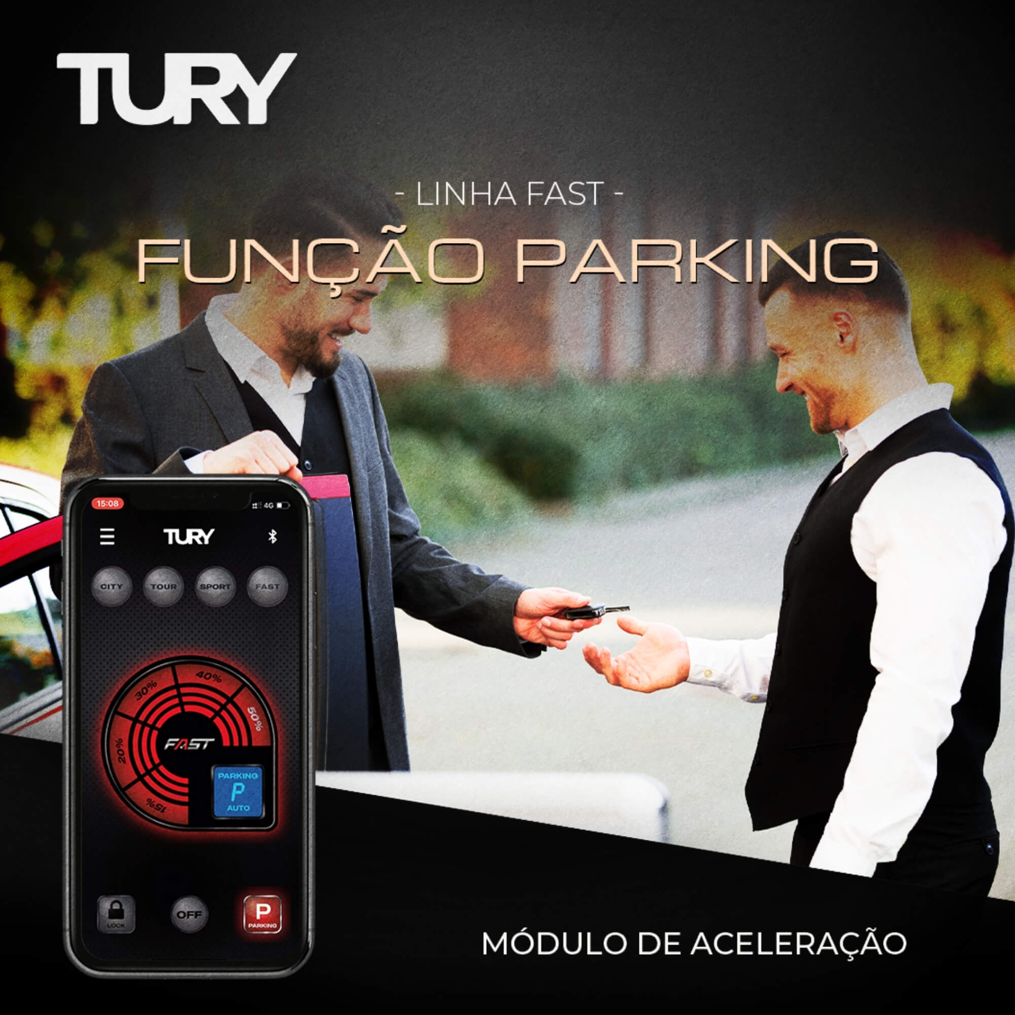 Módulo Variador de Avanço compatível c/ Discovery 3 e Discovery 4 Tury - FAST_MAX_5.0AY