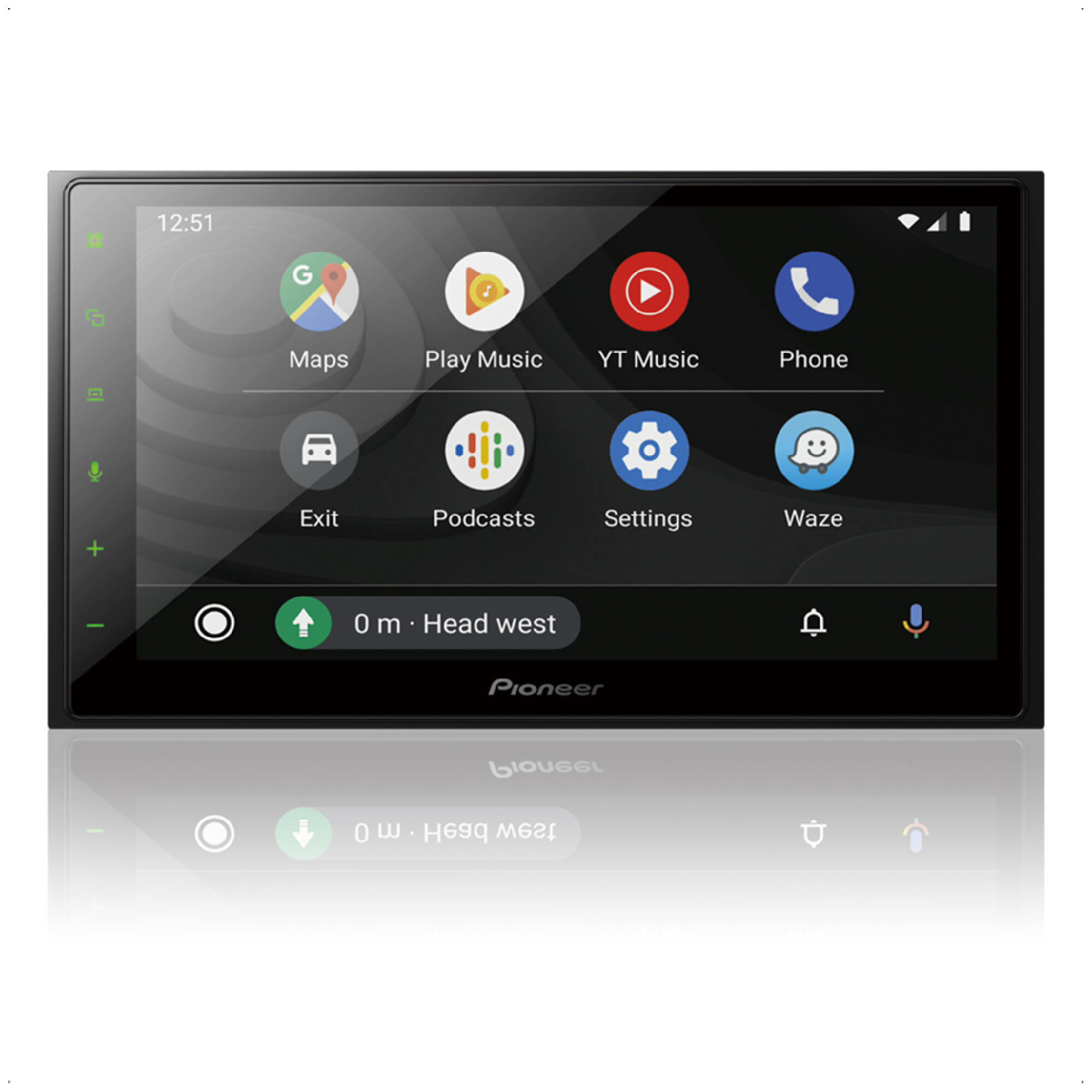 COMP Kit Multimídia Pioneer DMH-Z5380TV Hyundai IX 35 2010 a 2020 Câmera de ré e Chicotes