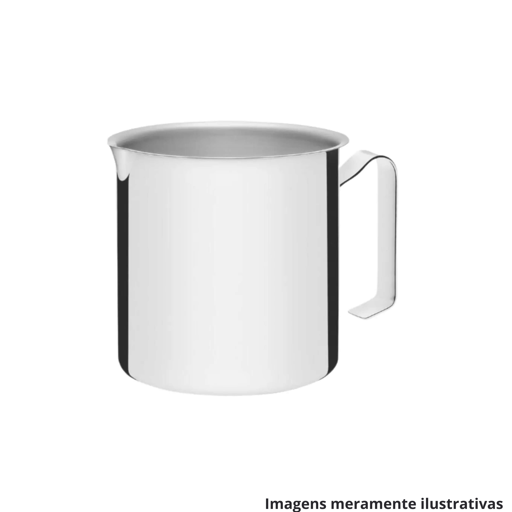 COMP Kit c/ 2 Fervedores 1,4L Allegra Aço Inox 12cm Caneco Leiteira Cozinha Tramontina - 62664121