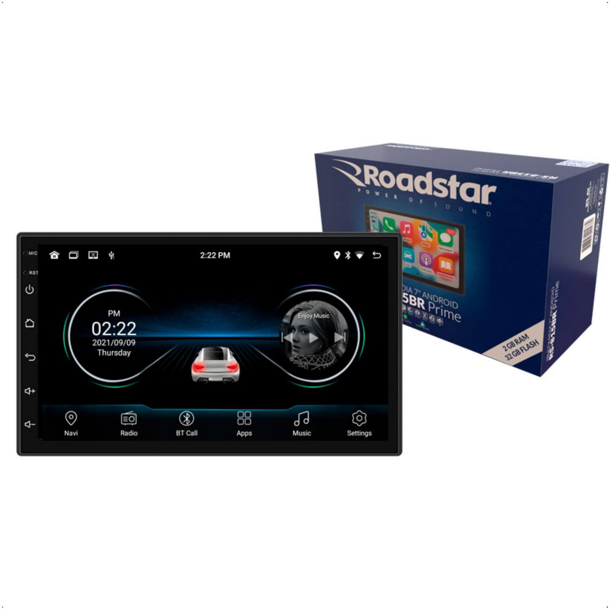 COMP Kit Multimídia Android 7 2/32GB Gol Parati Saveiro Bola 1995 a 1999 + câmera de ré - Roadstar