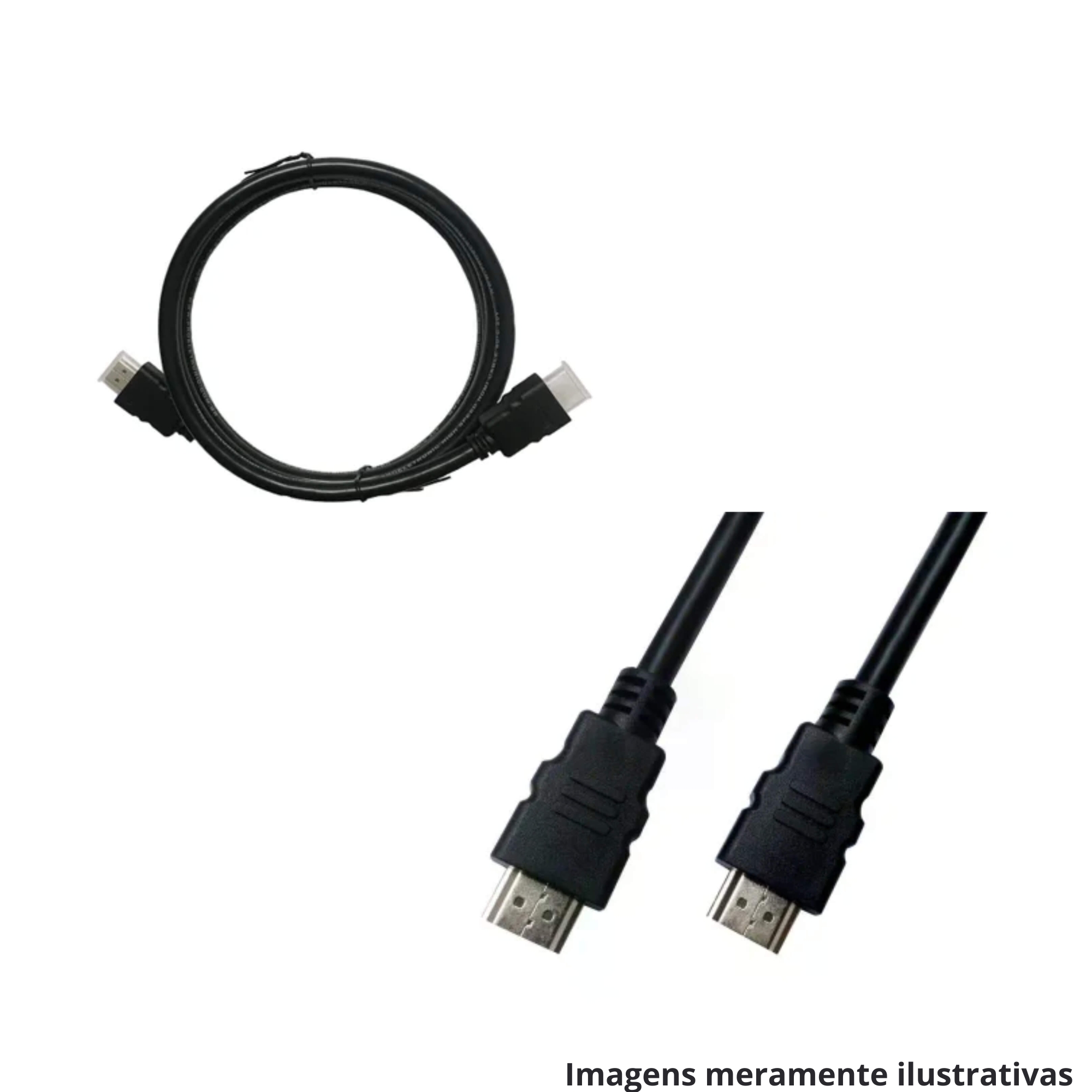 COMP Kit c/ 3 Cabos HDMI 4K UltraHD 3D Versão 2.0 1.8m Pro Eletronic - CAHD-2018
