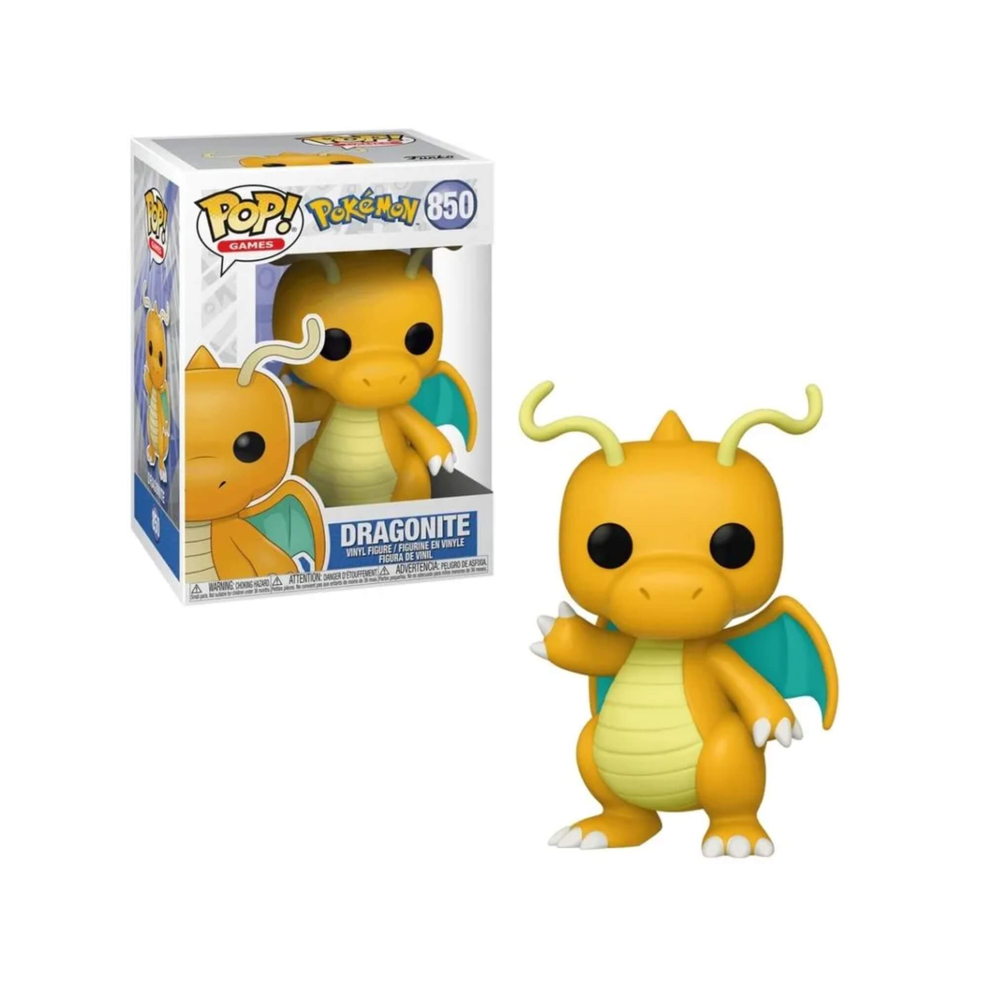 Boneco Colecionável Funko Pop! Pokemon Dragonite 13cm Miniatura Candide - 12031