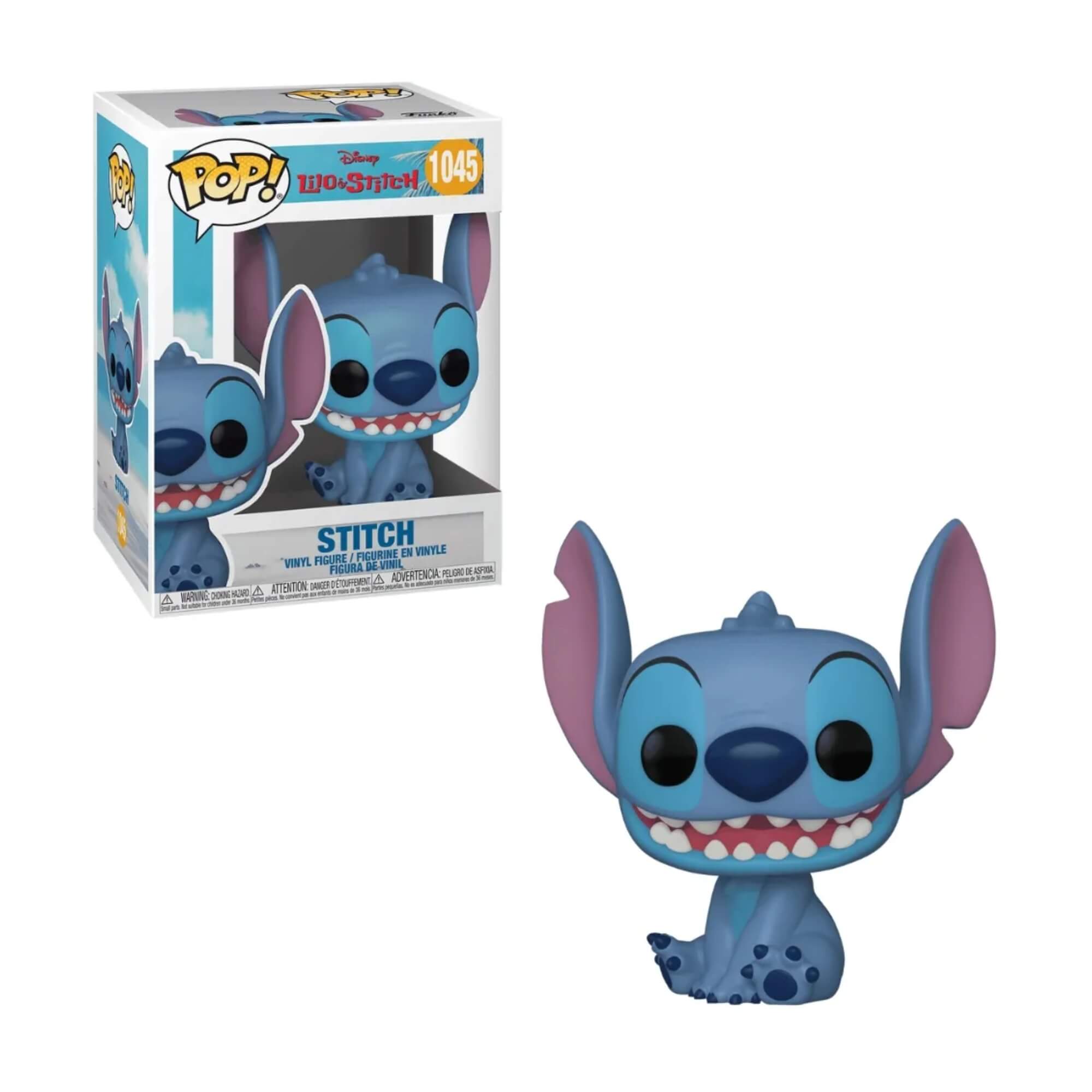 Boneco Funko Pop! Disney Lilo & Stitch - Stitch Sorrindo Candide - 12119