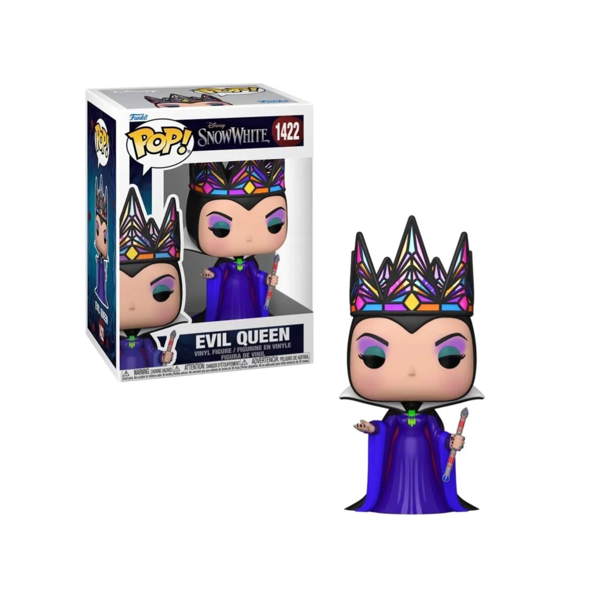 Boneco Funko Pop! Disney A Branca de Neve Live Action Rainha Ma Vestido Roxo 11115 - Candide