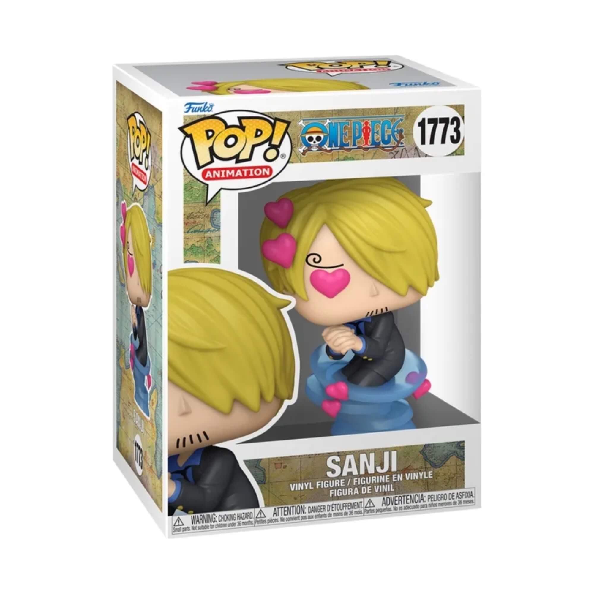 Boneco Funko Pop! One Piece - Sanji Apaixonado Candide - 11854