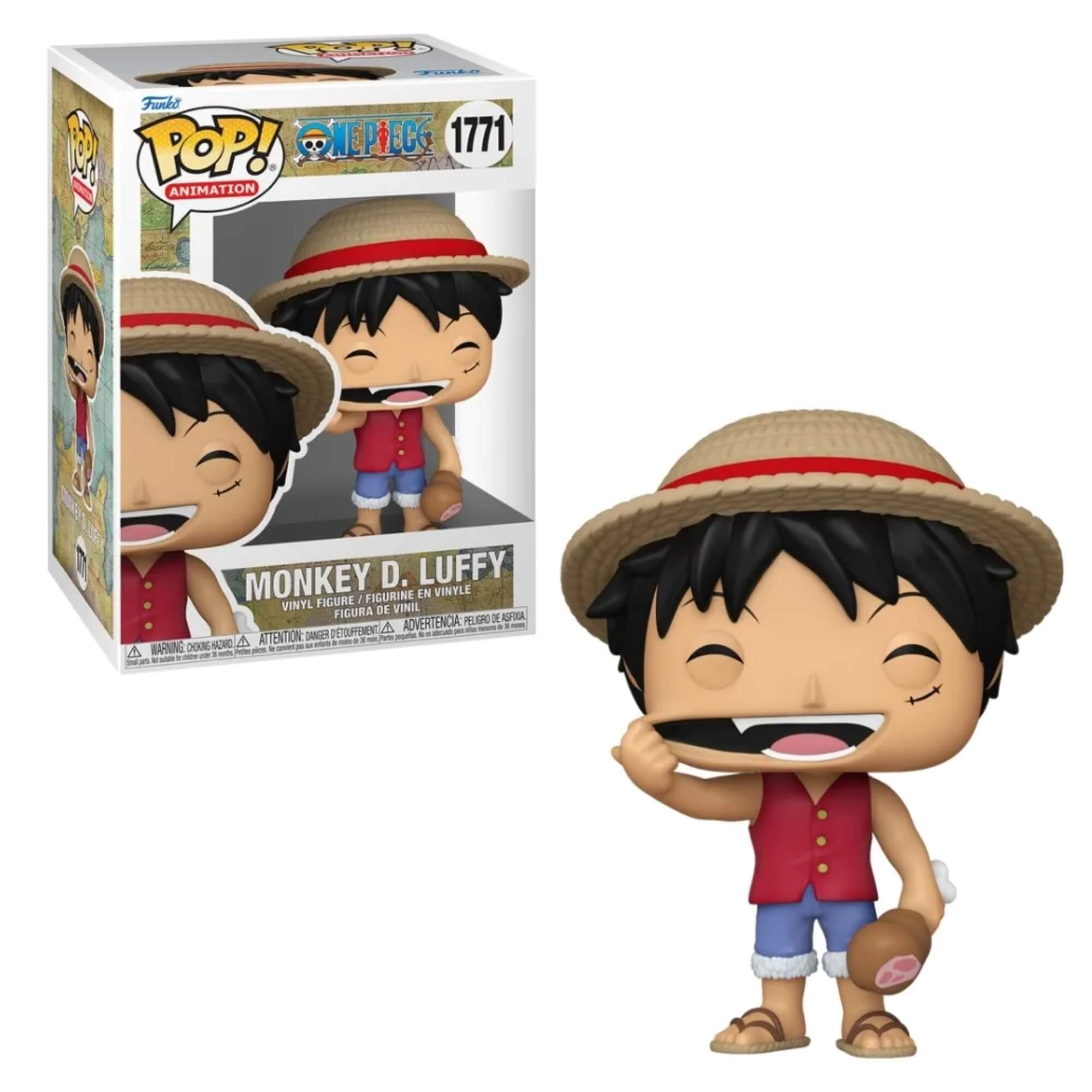 Boneco Funko Pop! One Piece - Luffy com Carne Candide - 11848