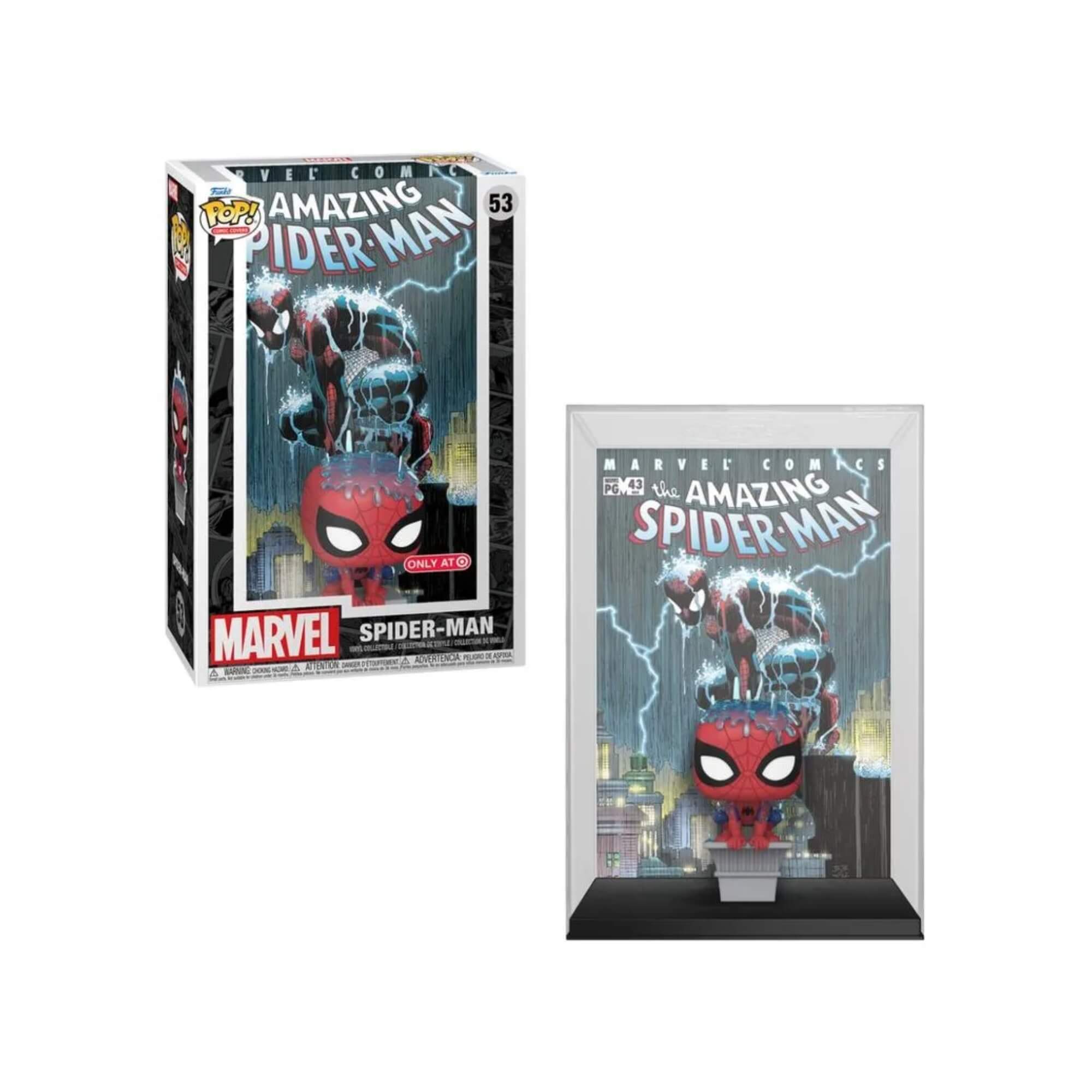 Boneco Colecionável Funko Pop! Marvel Comic Cover O Espetacular Homem-Aranha 27cm Candide - 11234