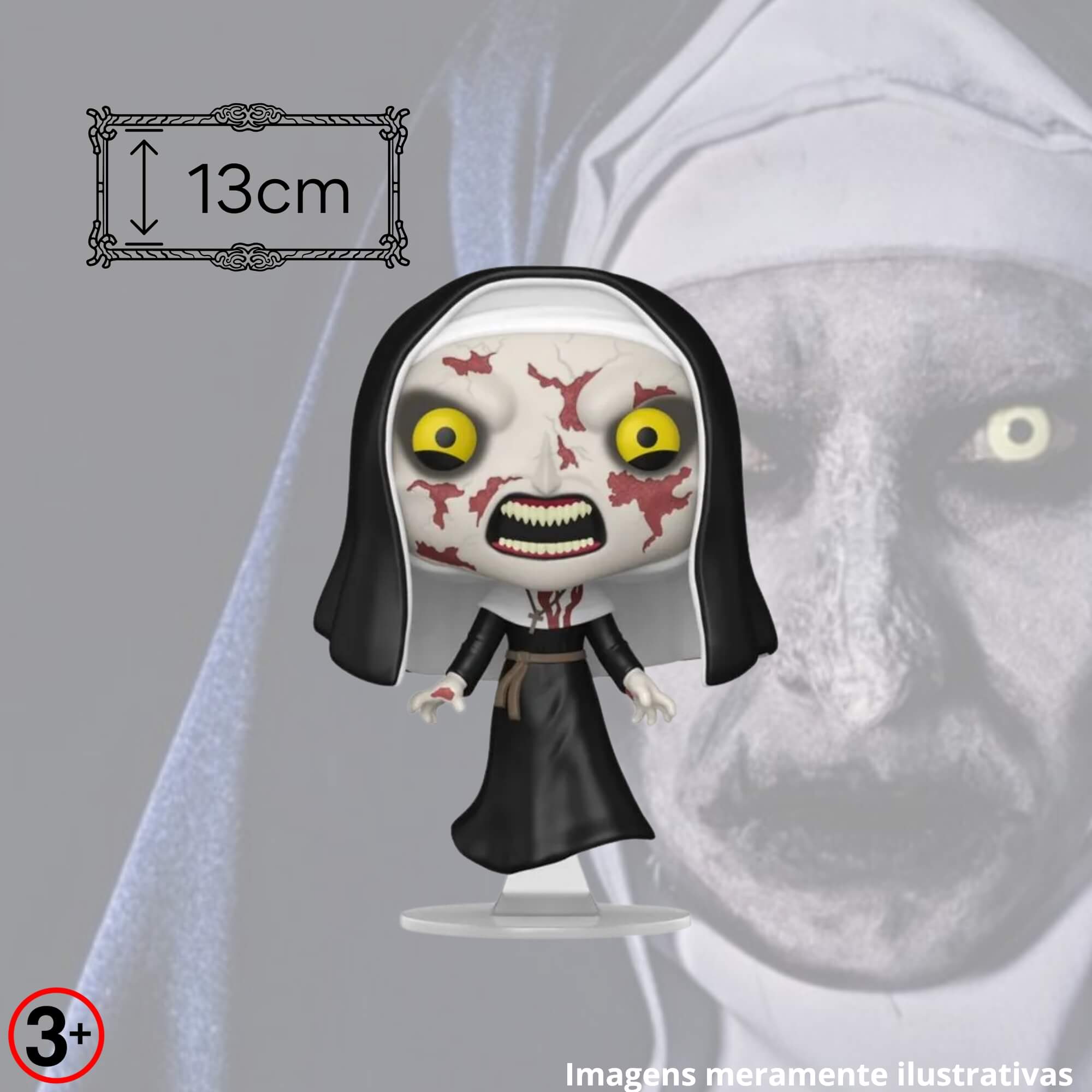 Boneco Colecionável Funko Pop! A Freira 2 13cm Miniatura Candide - 11632