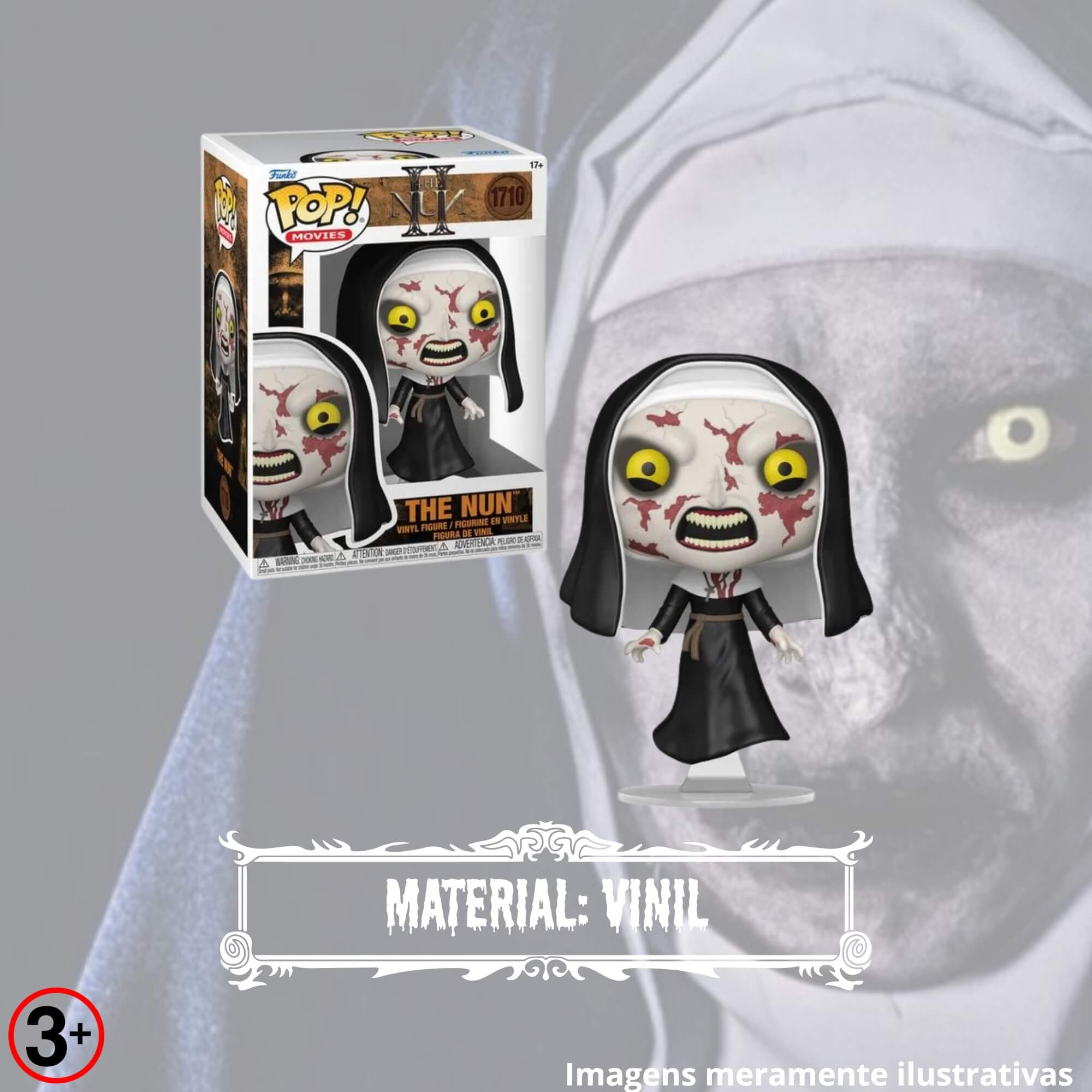 Boneco Colecionável Funko Pop! A Freira 2 13cm Miniatura Candide - 11632