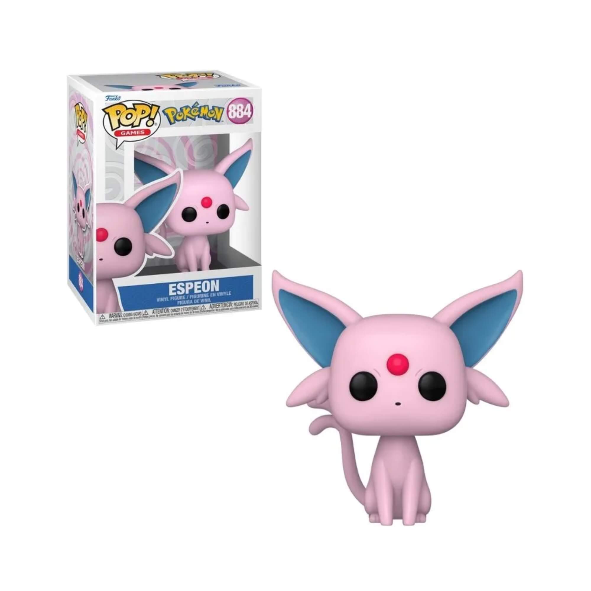 Boneco Colecionável Funko Pop! Pokemon Espeon 13cm Miniatura Candide - 12036