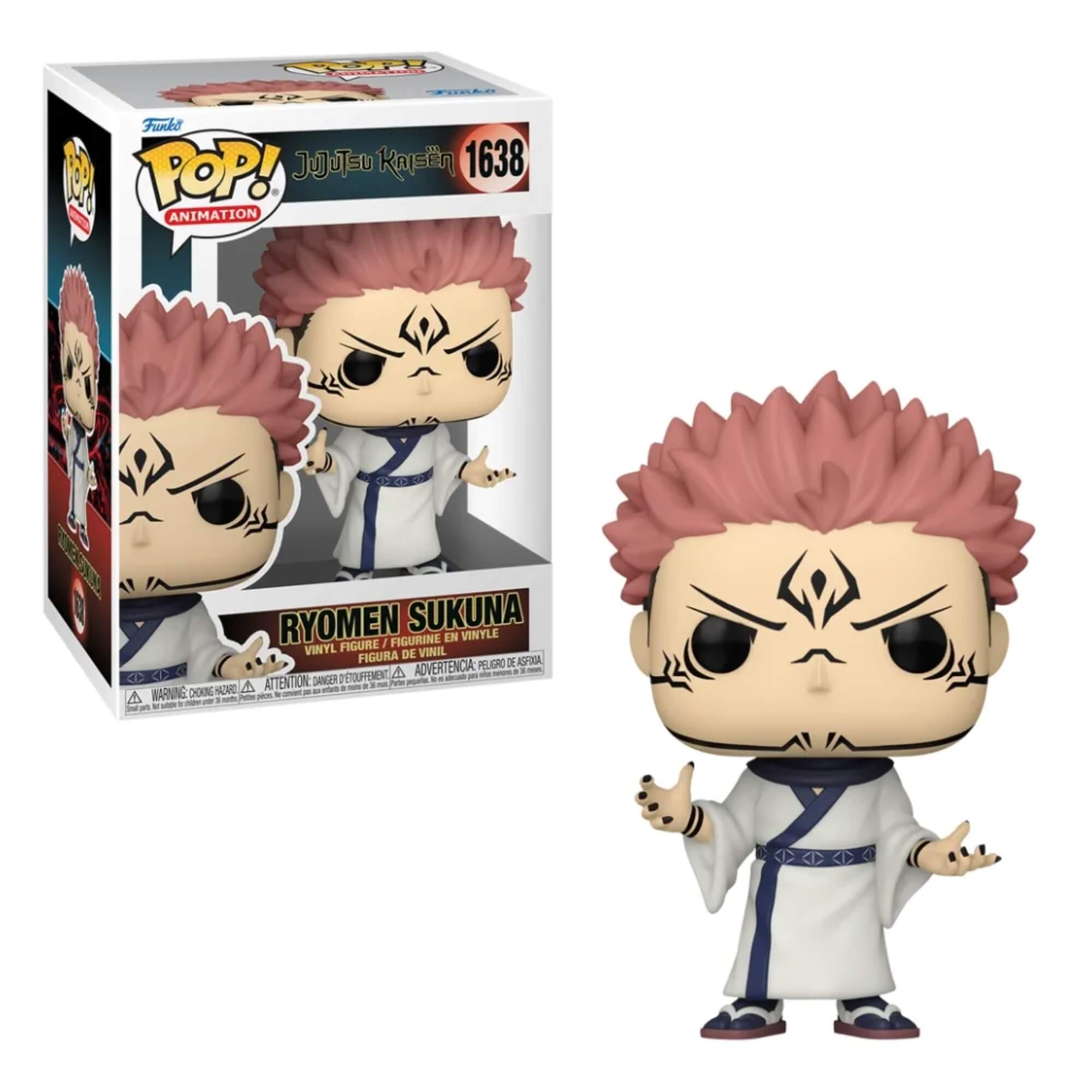 Boneco Colecionável Funko Pop! Jujutsu Kaisen Sukuna 13cm Miniatura Candide - 11465