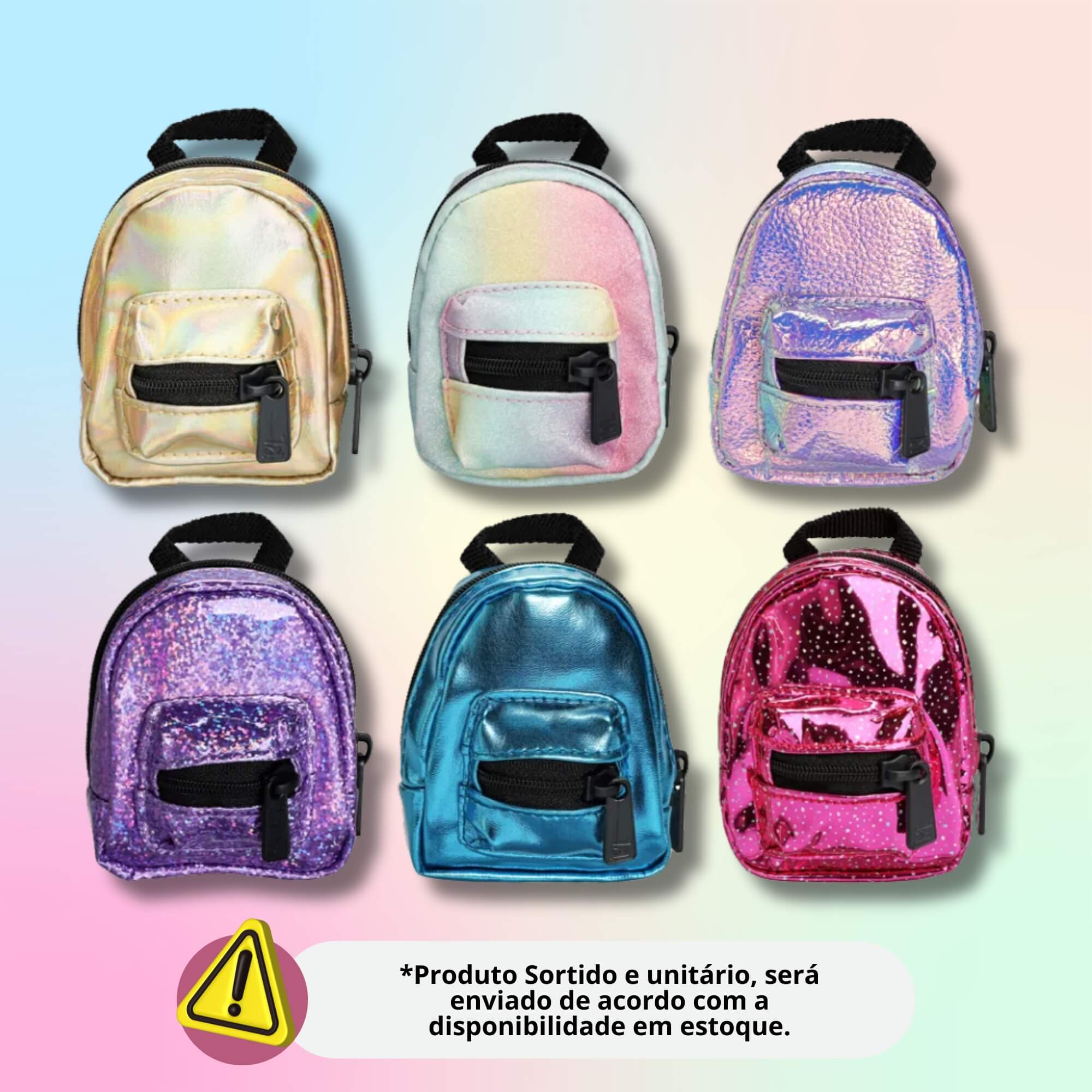 Mini Mochila Real Littles Backpacks Sortido e Unitário Candide - 2750