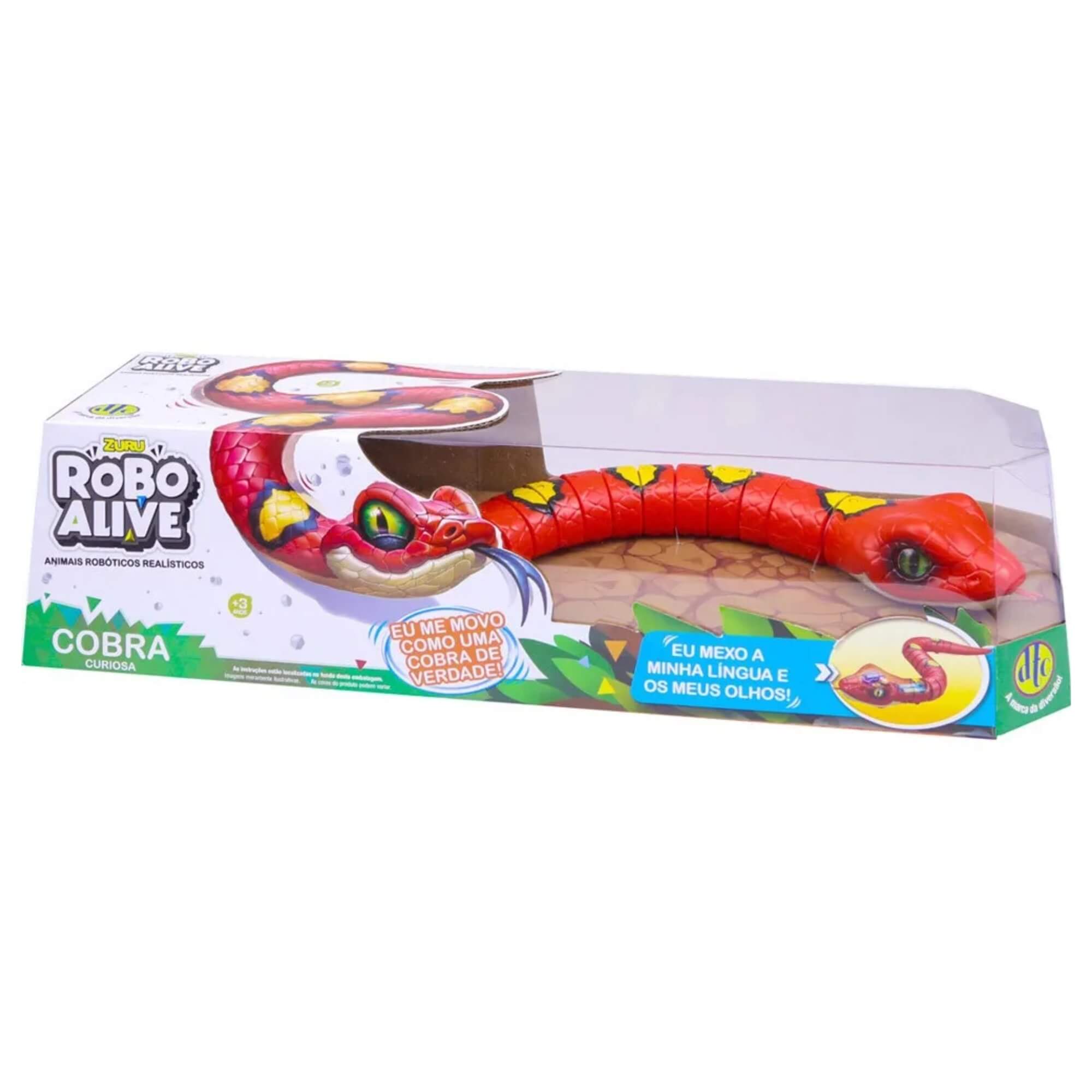 Brinquedo Infantil Cobra Robô Alive Candide - 1121