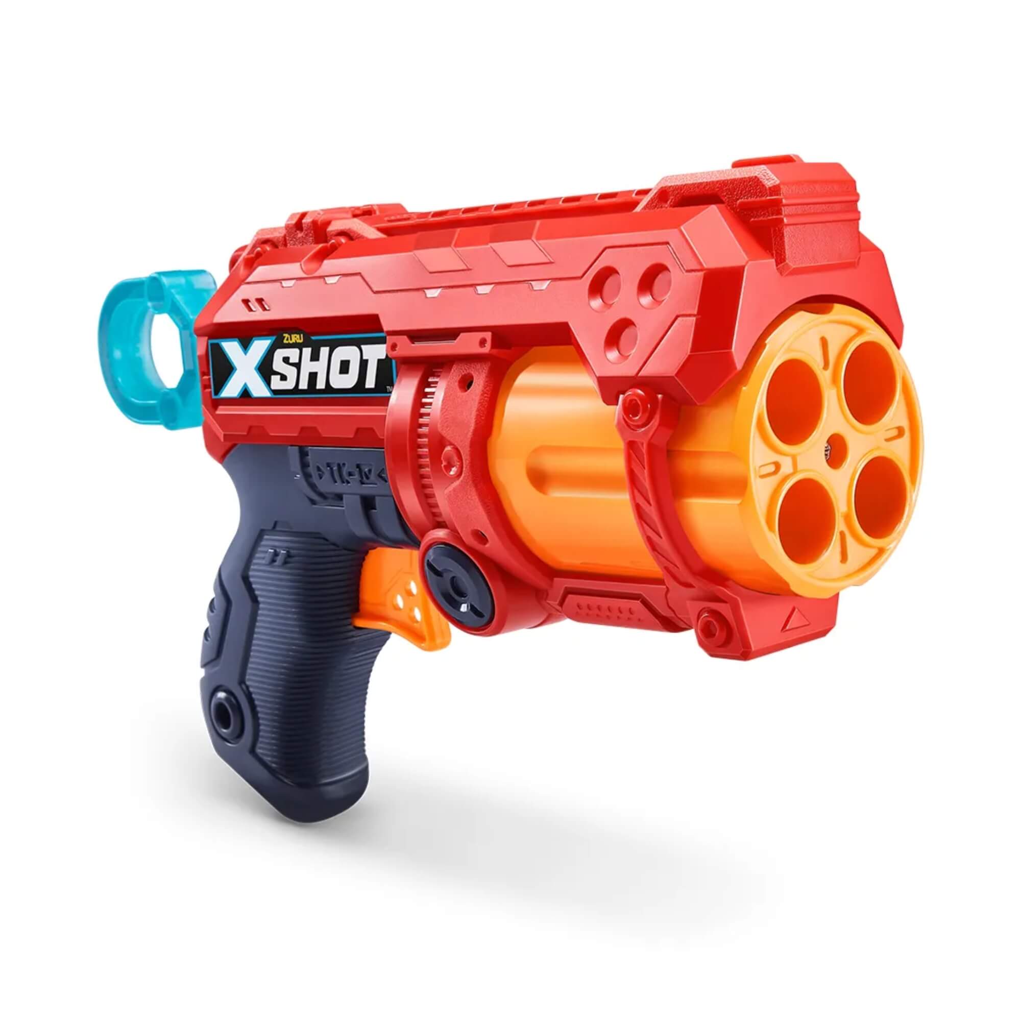 Brinquedo Infantil Lançador de Dardos X-Shot Red - Fury 4 c/ 16 dardos Candide - 5710