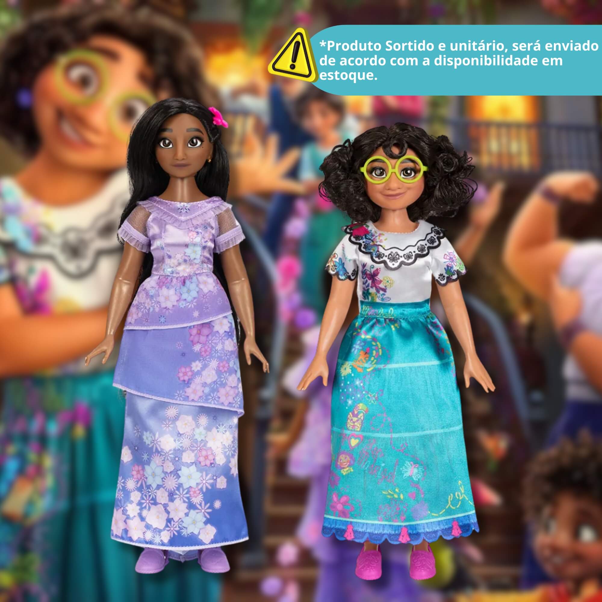 Brinquedo Infantil Boneca Encanto Disney Sortida e Unitária Candide - 9734