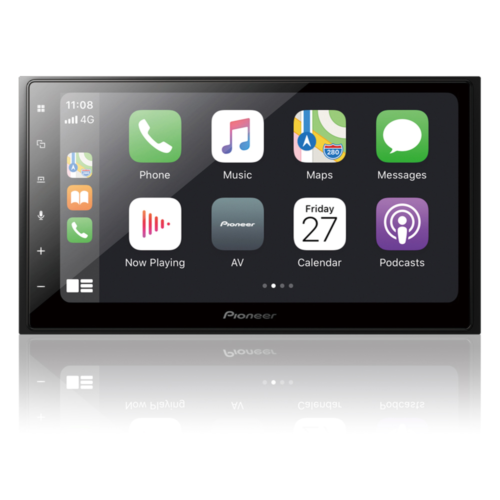 COMP Kit Multimídia Pioneer GOL Parati Saveiro G4 2005 a 2007 DMH-Z5380TV 2Din 6.8" BT  + Câmera de ré