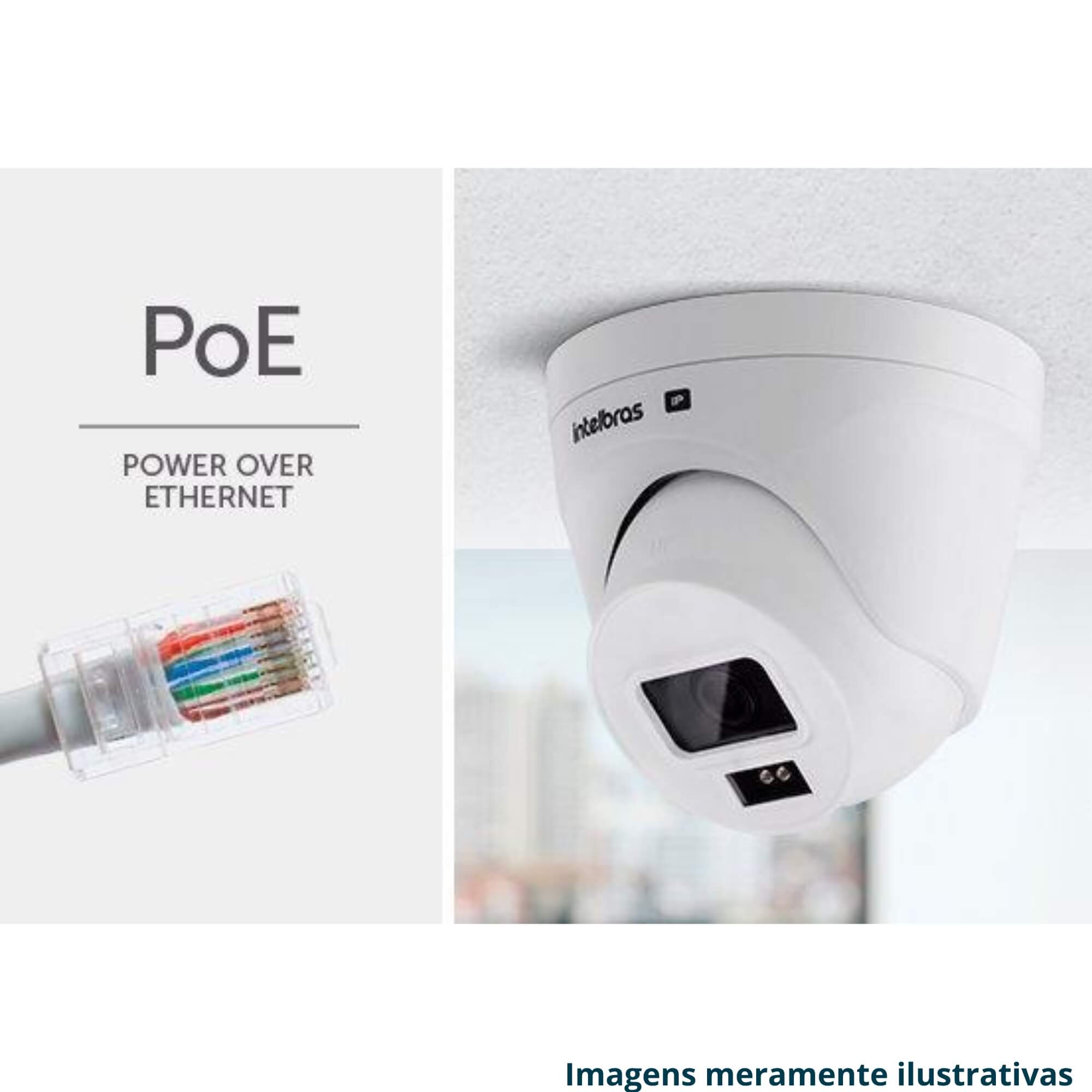 Câmera Dome IP VIPC 1230 D G2 Full HD 1080p PoE Infravermelho 30M 2MP Full HD Intelbrás - 15170