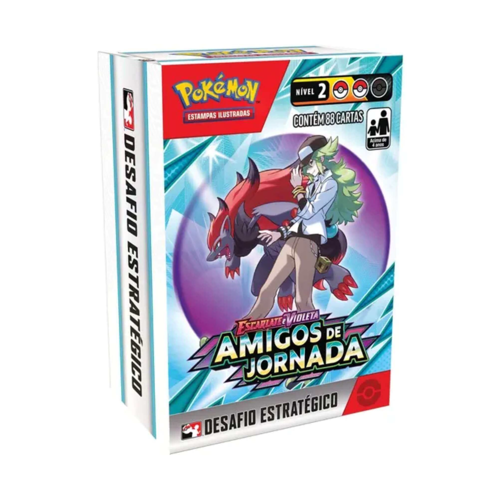 Pokemon Desafio Estratégico - Escarlate e Violeta - 9 - Amigos de Jornada Copag - 35375