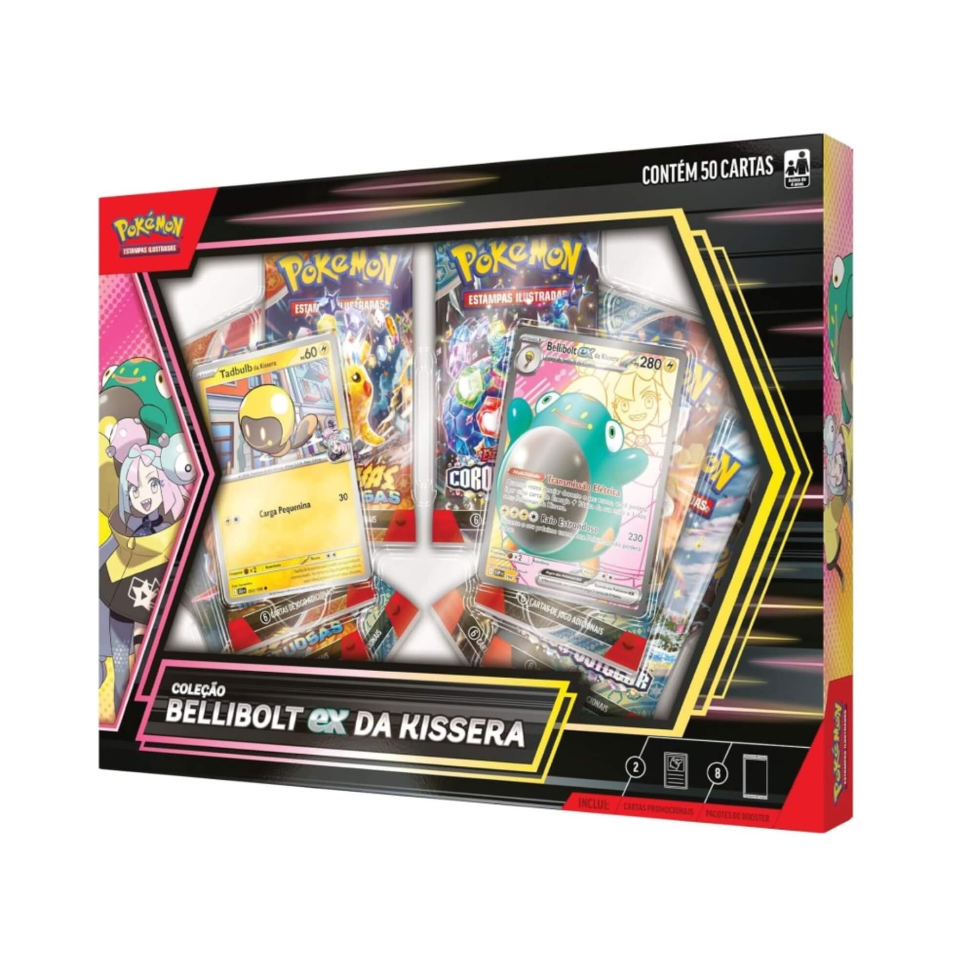 Box Pokemon Coleção Bellibolt Ex da Kissera Copag - 35257