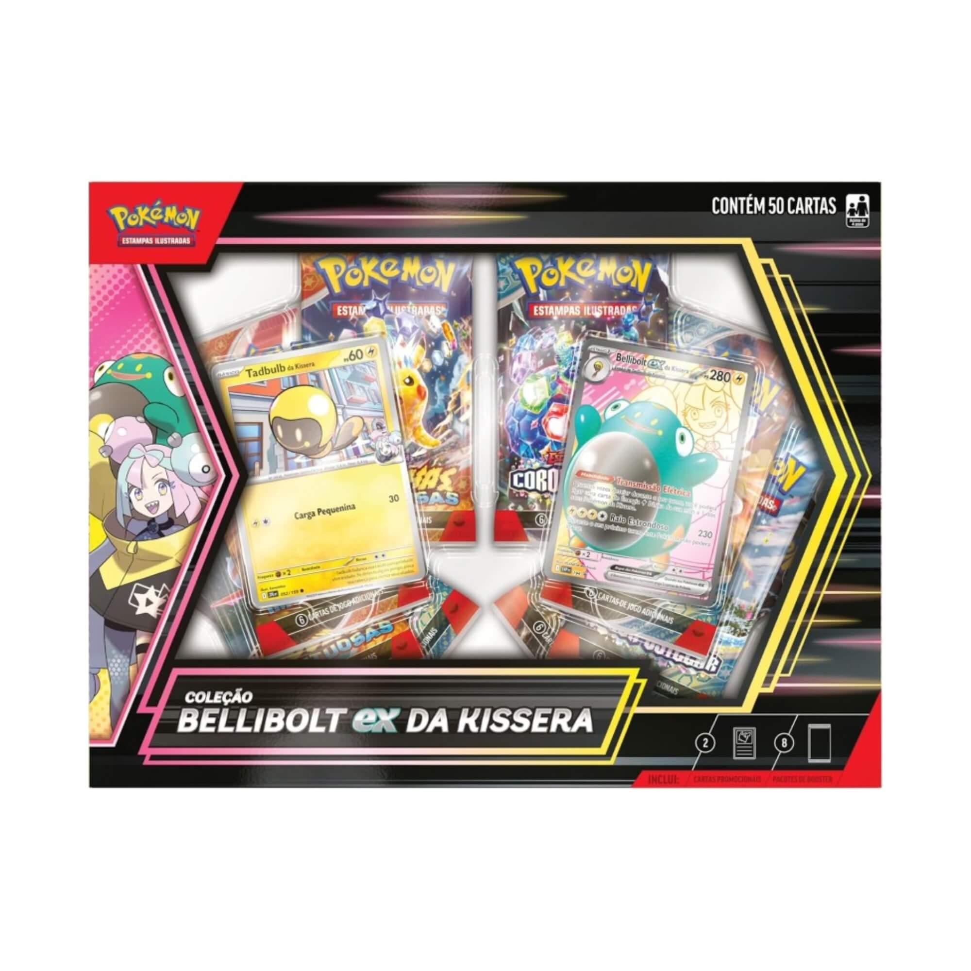 Box Pokemon Coleção Bellibolt Ex da Kissera Copag - 35257