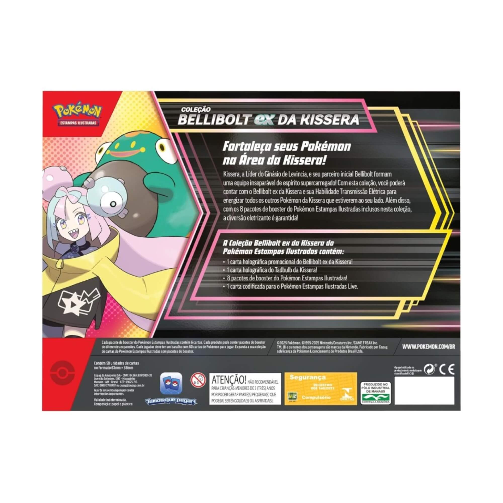 Box Pokemon Coleção Bellibolt Ex da Kissera Copag - 35257
