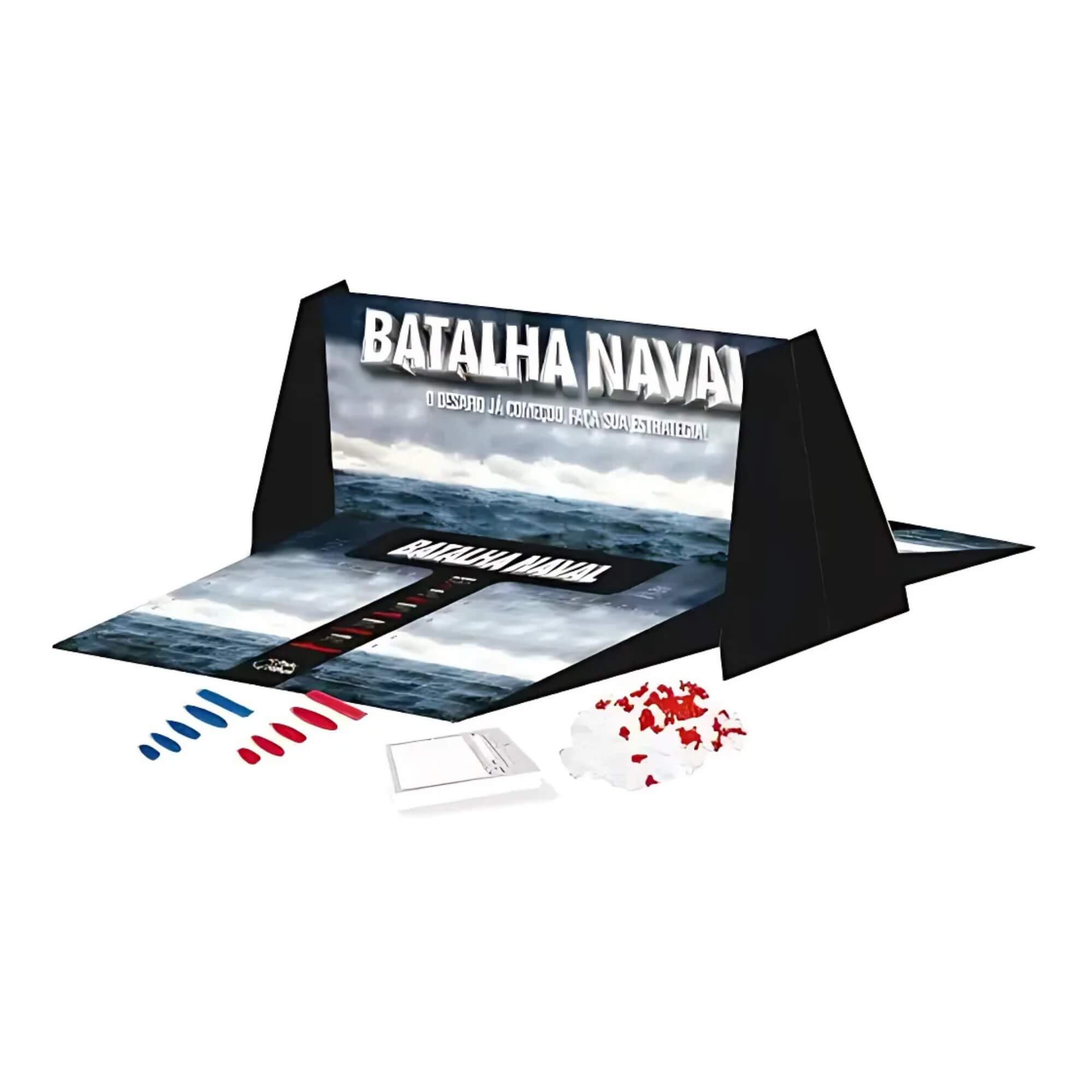 Jogo de Estratégia Batalha Naval Pais e Filhos - 1079-1