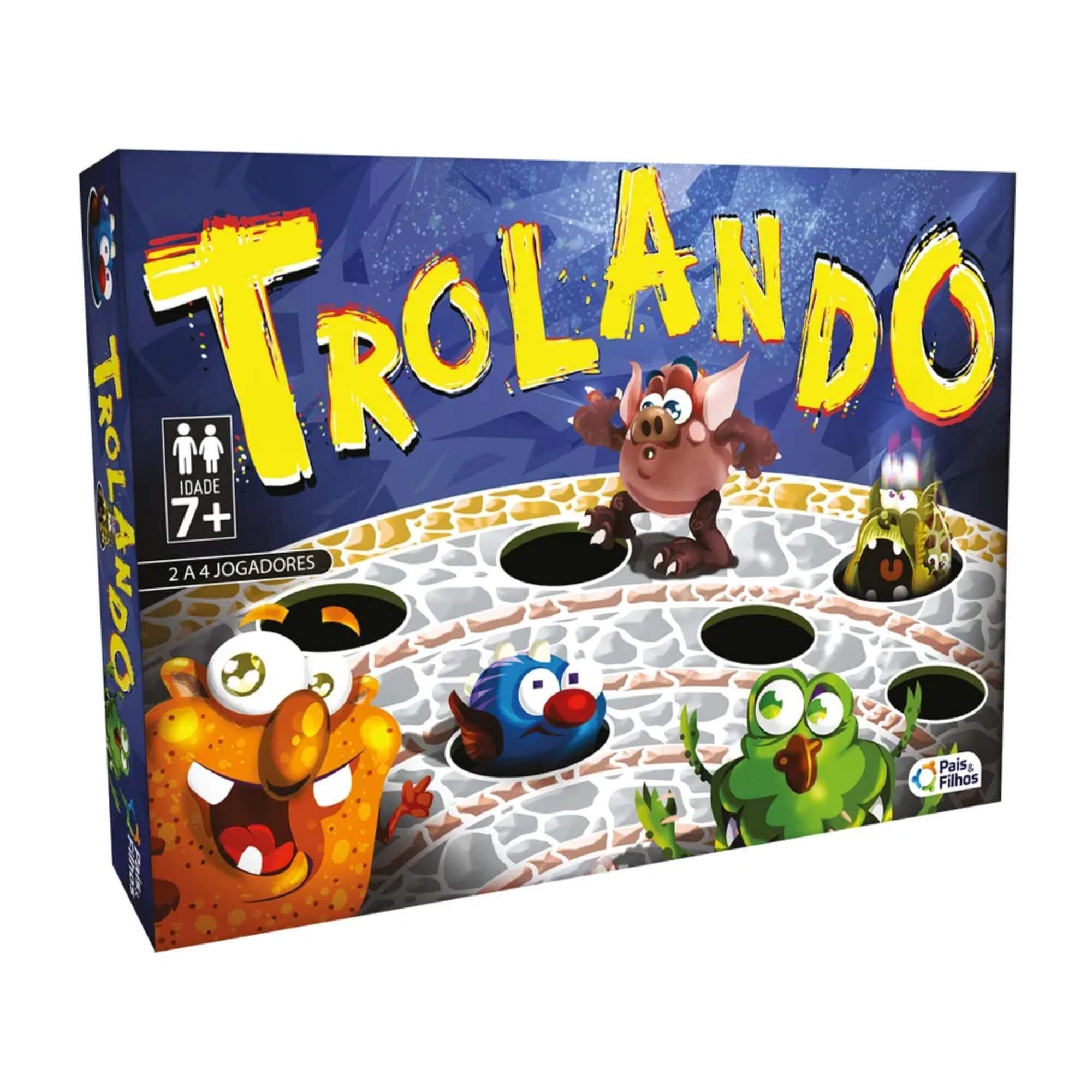 Jogo de Tabuleiro Trolando - Pais e Filhos - 10849-1