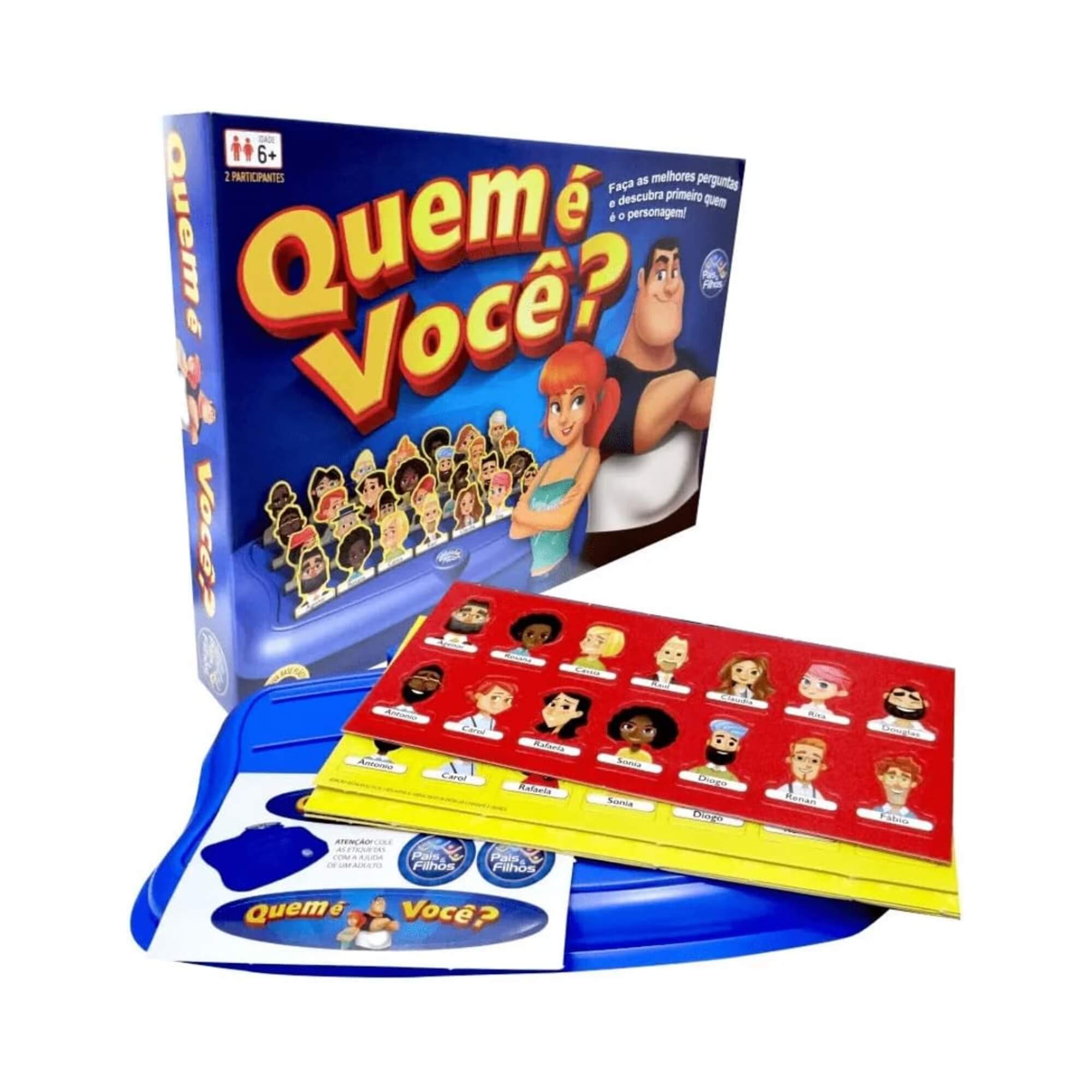 Jogo de Tabuleiro Quem é Você? Pais e Filhos - 7281-1