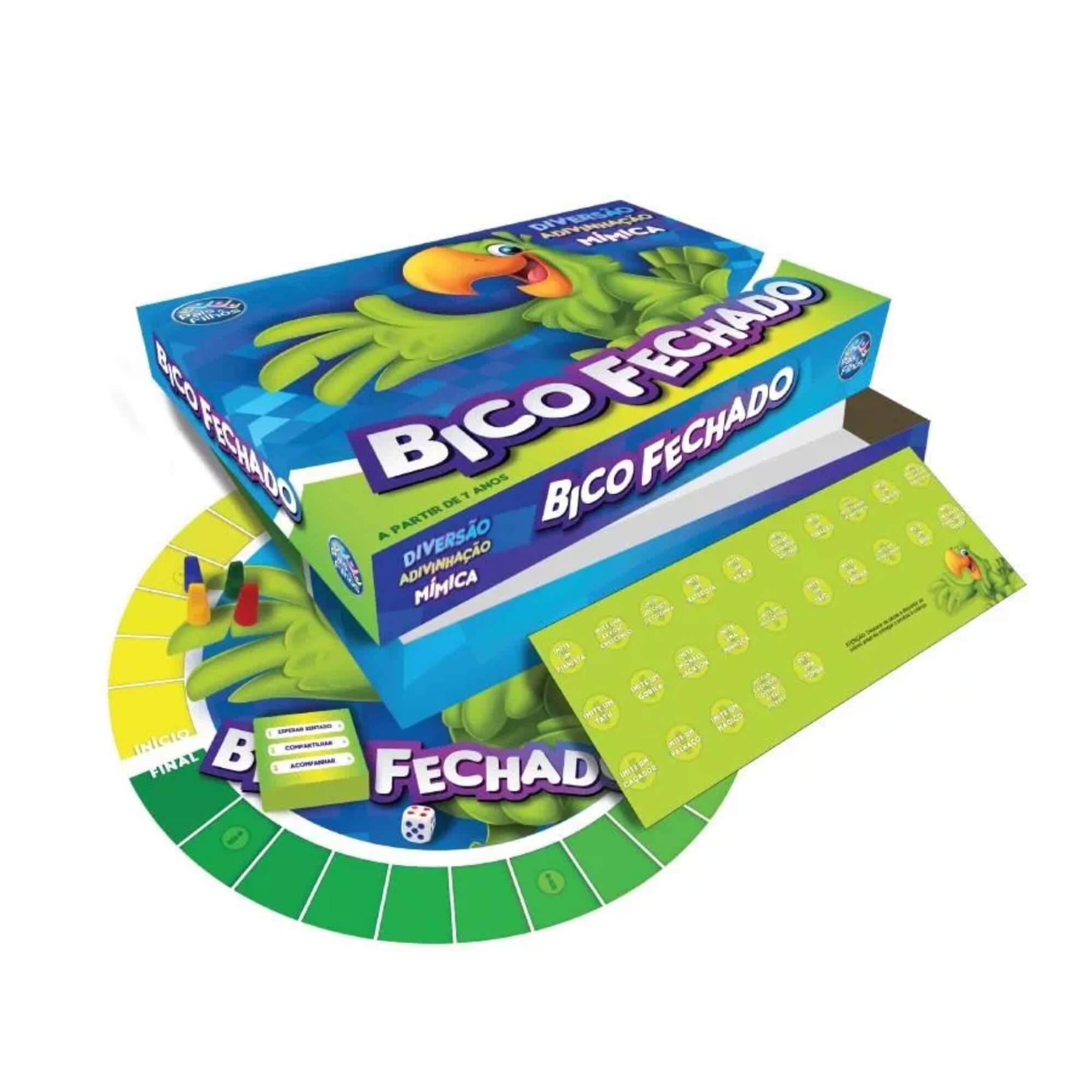 Jogo de Tabuleiro Bico Fechado - Pais e Filhos - 7358-1