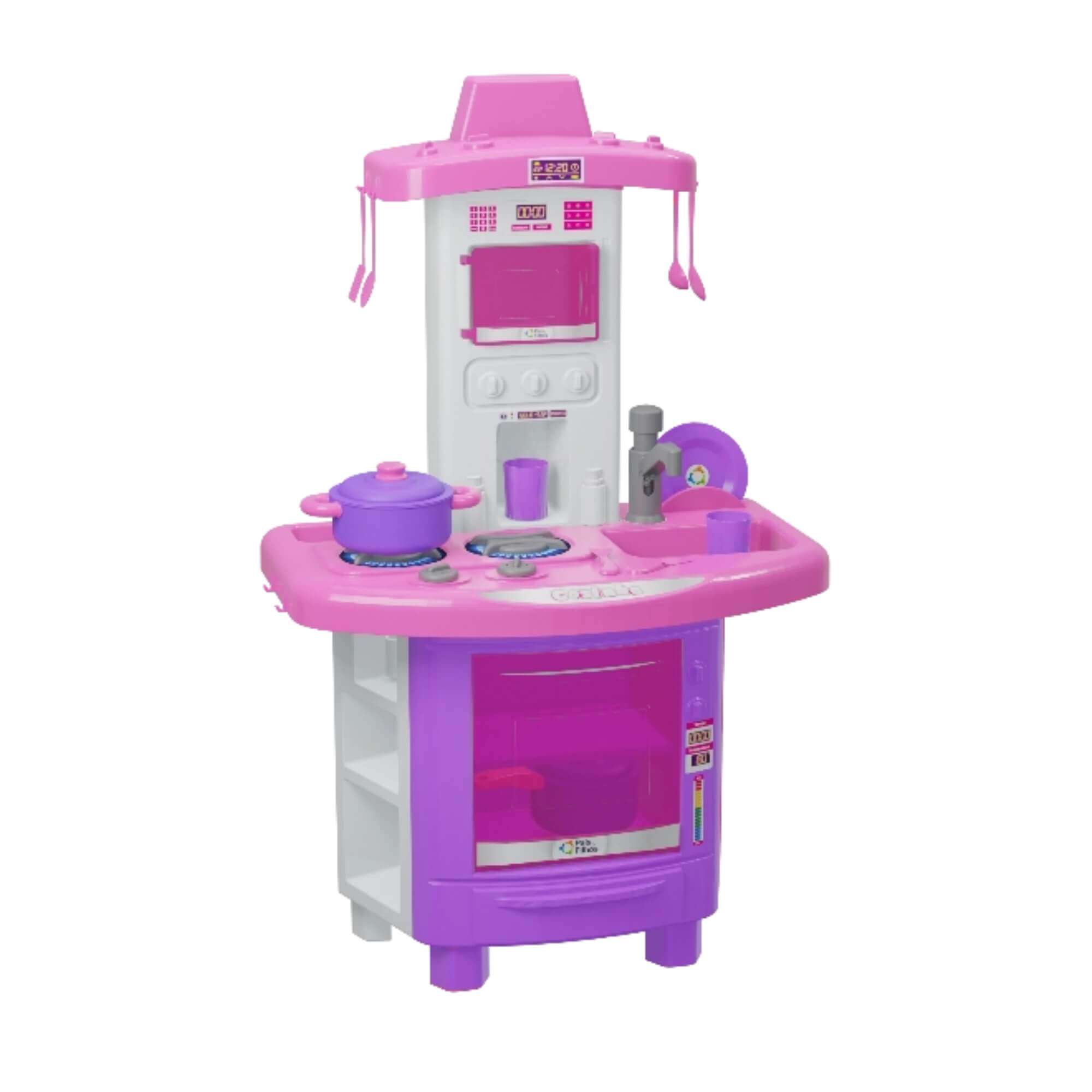 Brinquedo Infantil Cozinha Faz de Conta Pais e Filhos - 790347-1