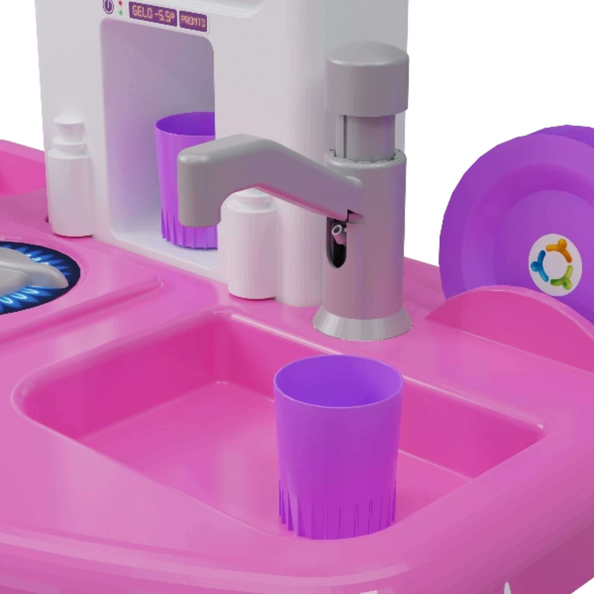 Brinquedo Infantil Cozinha Faz de Conta Pais e Filhos - 790347-1