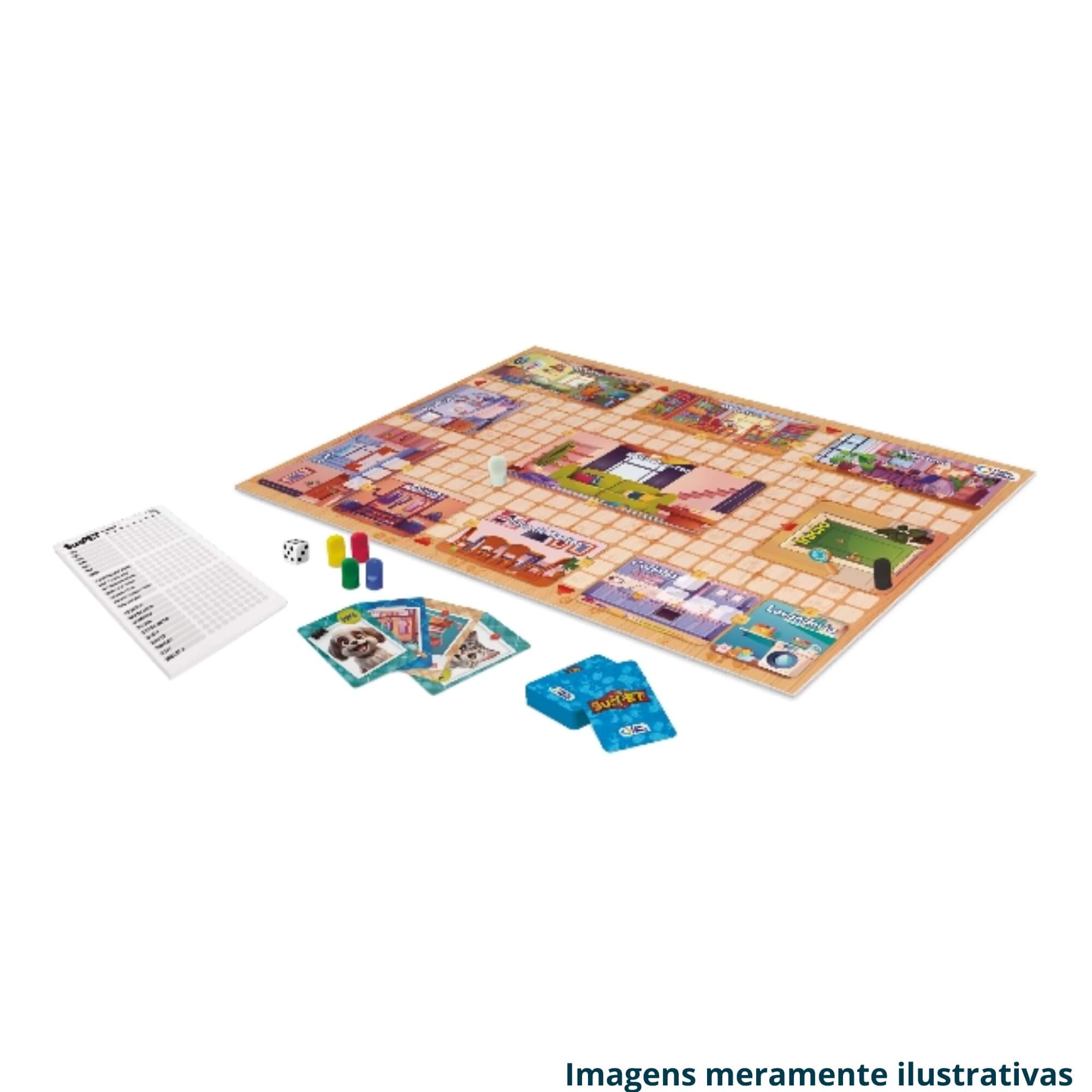 Jogo de Tabuleiro Infantil Suspet 6+ anos Pais e Filhos - 792856-1