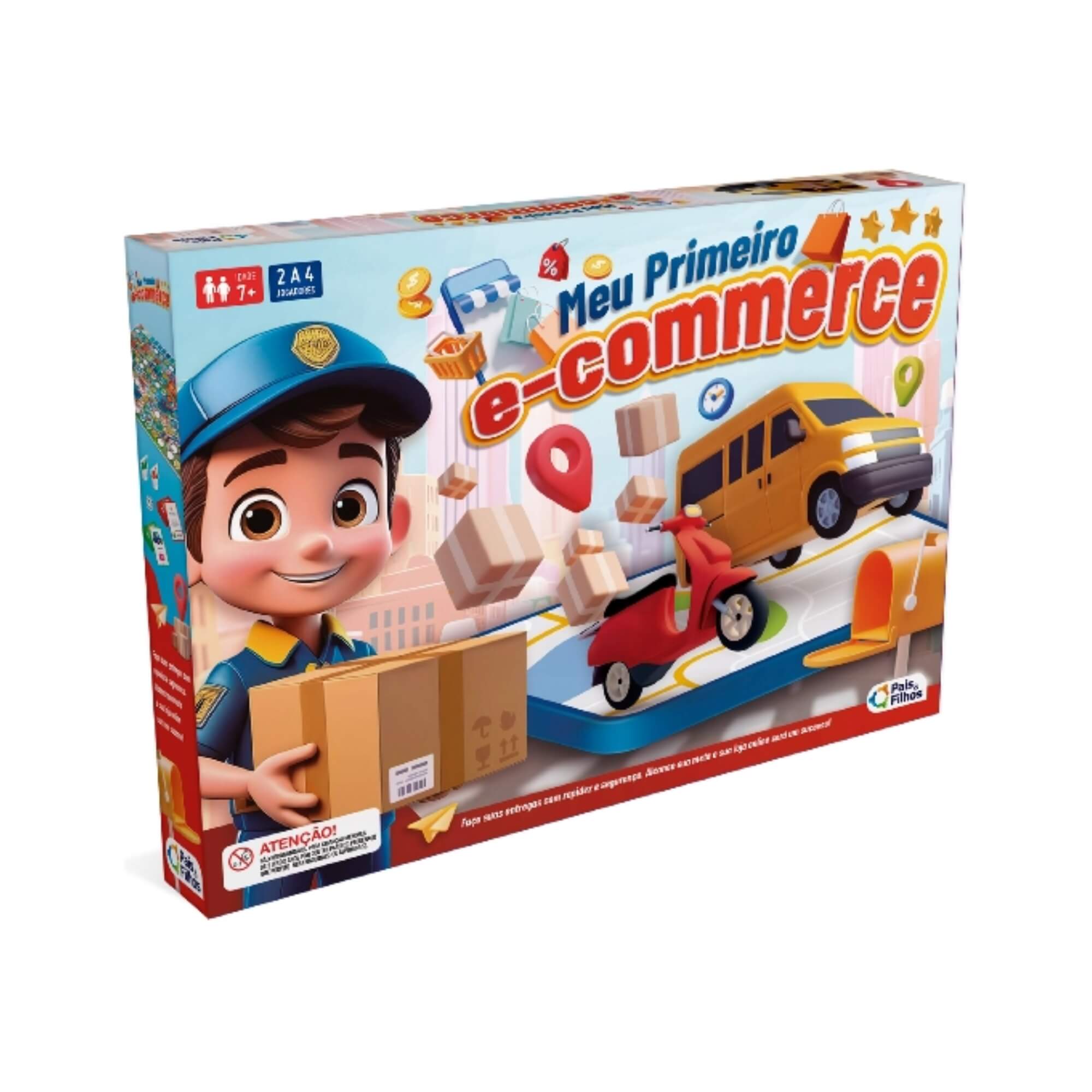 Jogo de Tabuleiro Infantil Meu Primeiro E-commerce Pais e Filhos 7+ anos - 792867-1