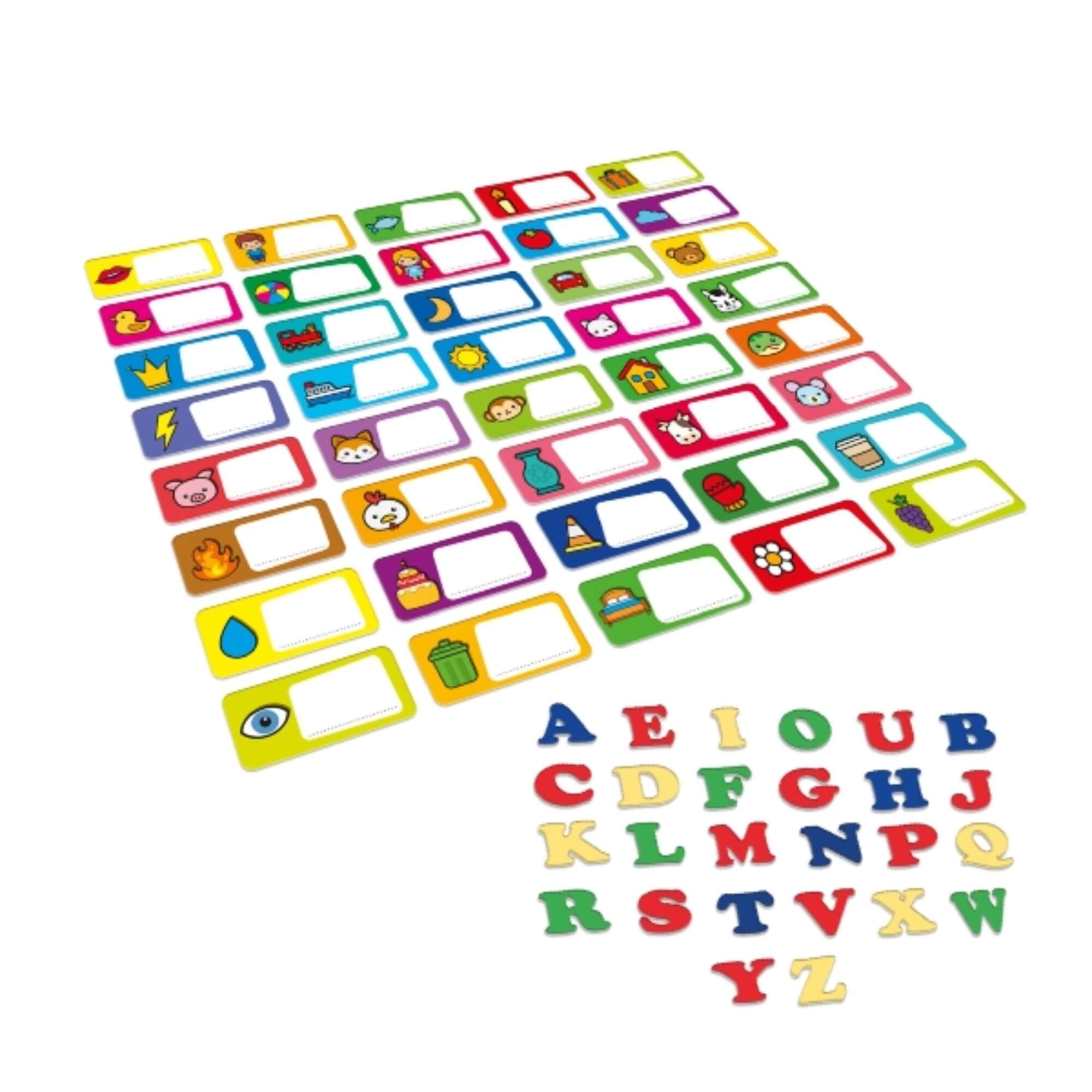 Jogo Infantil Educativo Brincando com Letras e Desenhos Pais e Filhos - 792956-1