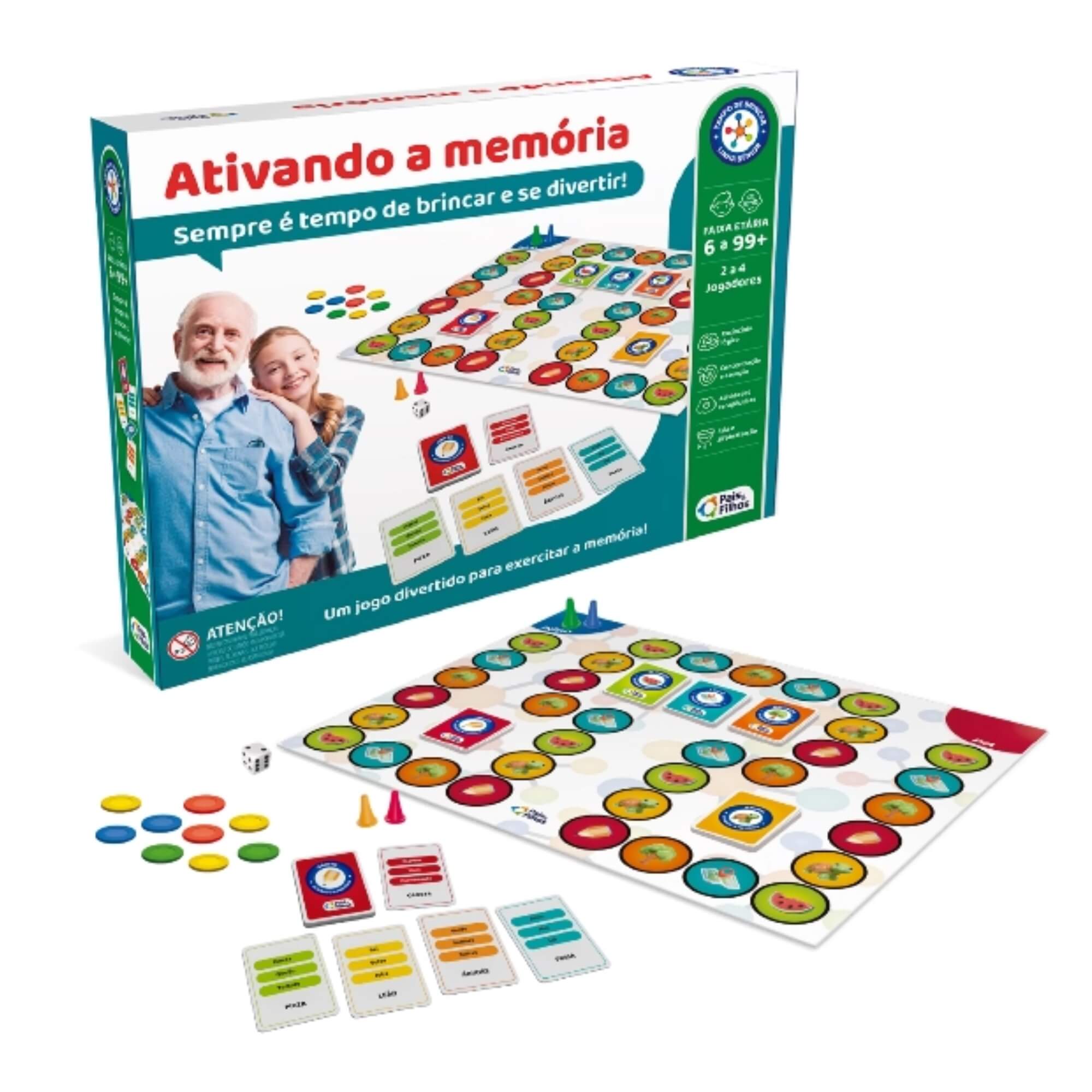 Jogo Ativando a Memória Pais e Filhos - 792960-1