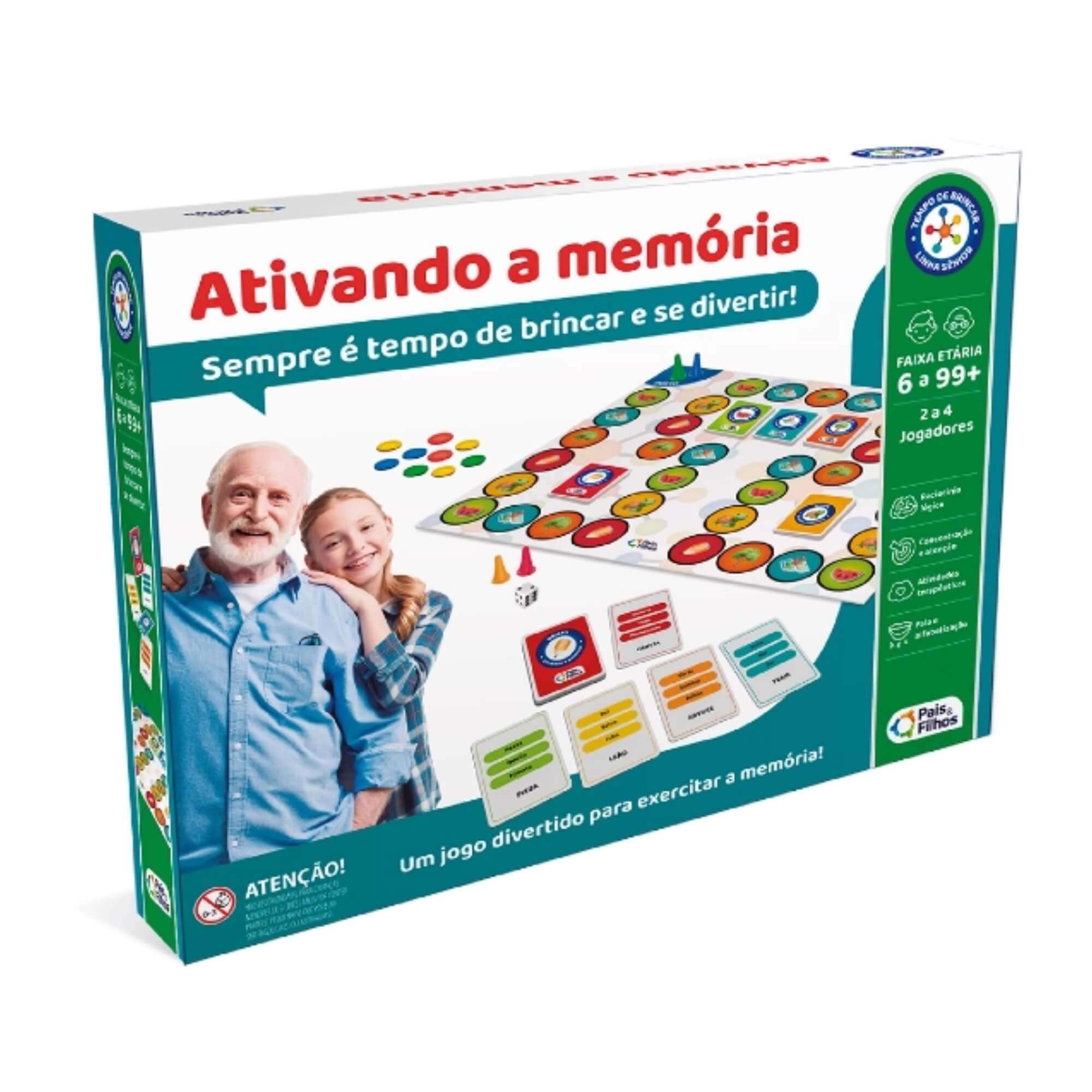 Jogo Ativando a Memória Pais e Filhos - 792960-1