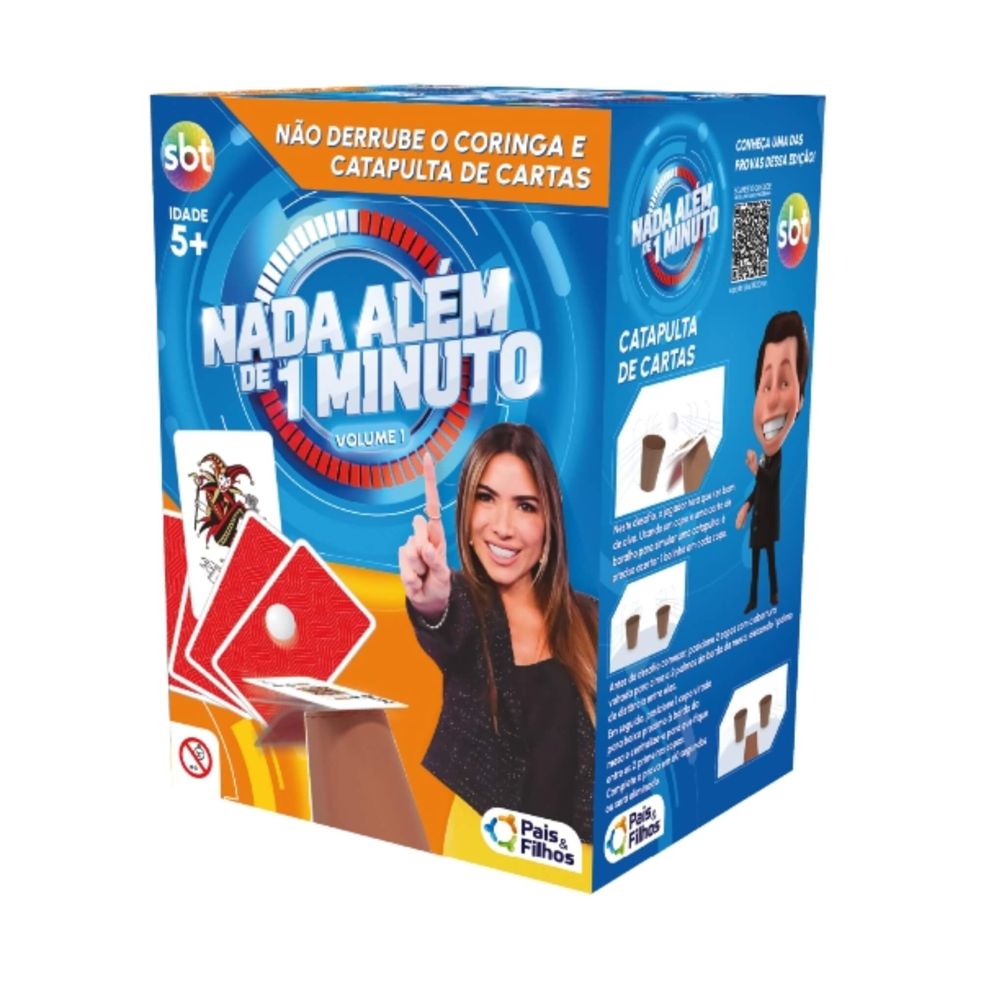 Jogo Nada Além de 1 Minuto - Não Derrube o Coringa - Pais e Filhos - 792974-1