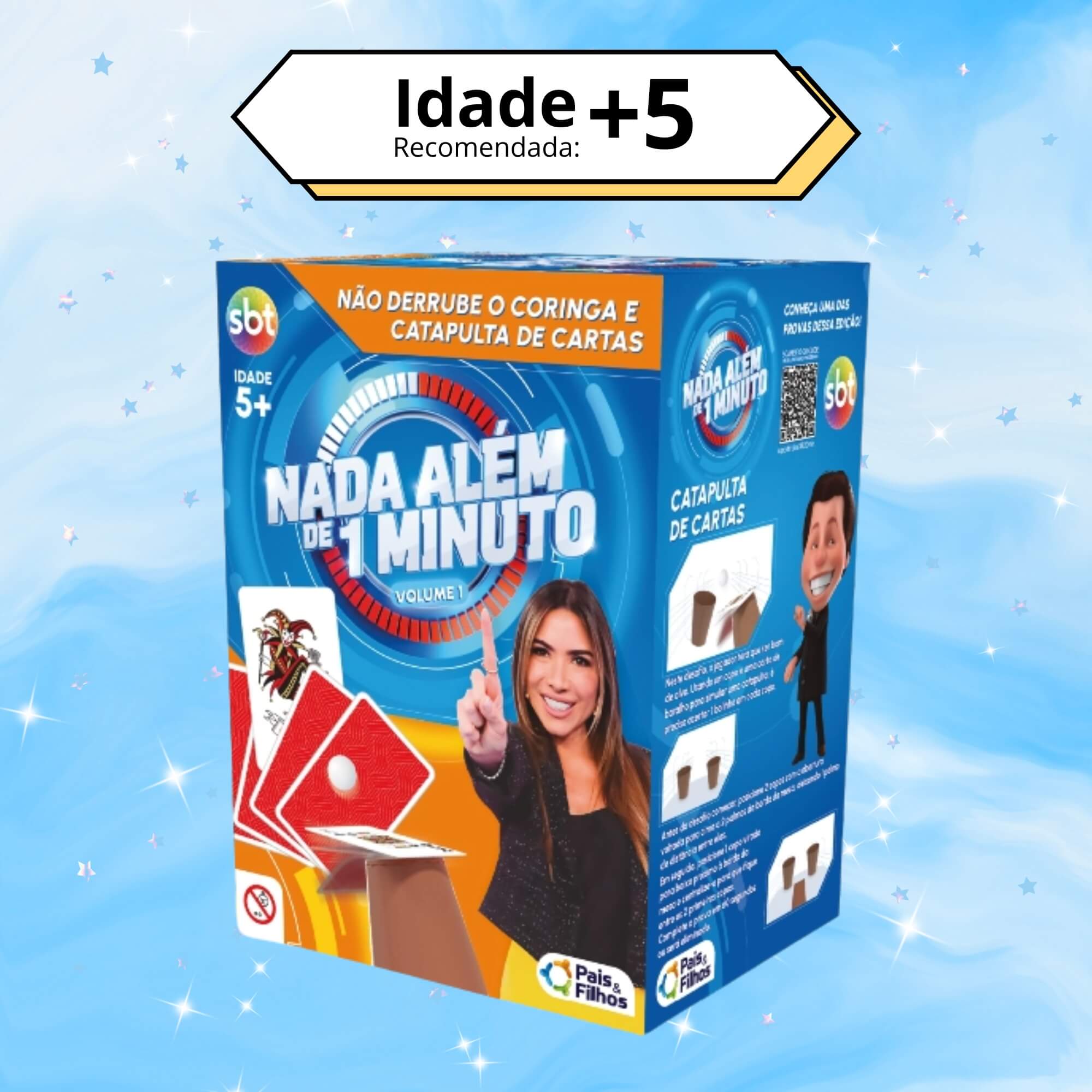 Jogo Nada Além de 1 Minuto - Não Derrube o Coringa - Pais e Filhos - 792974-1