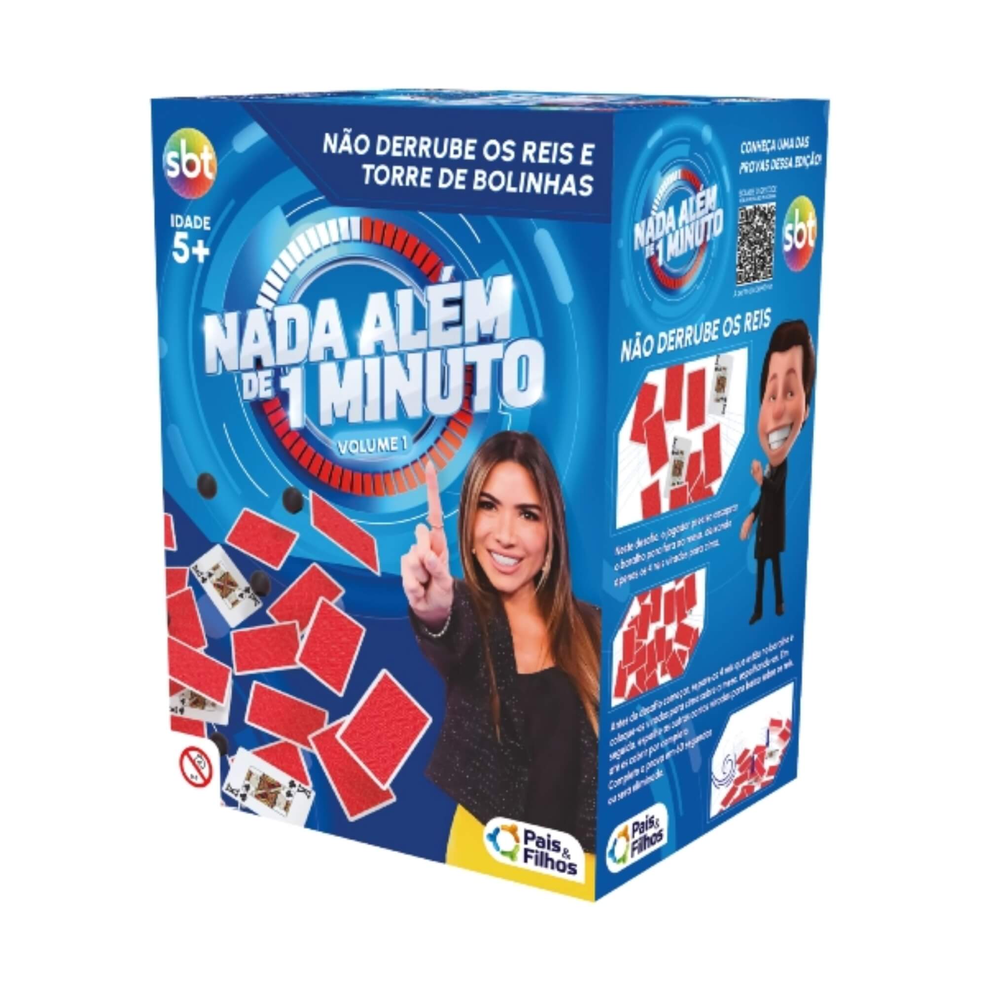 Jogo Nada Além de 1 minuto - Não Derrube os Reis e Torre de Bolinhas - Pais e Filhos - 792978-1