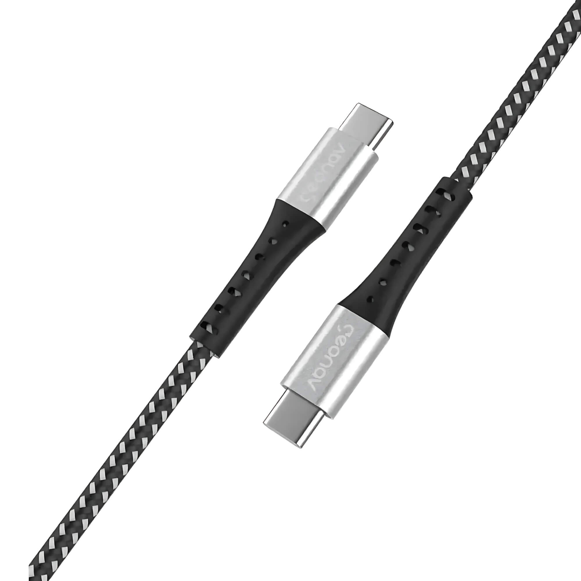 COMP Kit Carregador Turbo 20W Duo USB USB-C + Cabo USB-C p/ USB-C 1,2m 100W Geonav