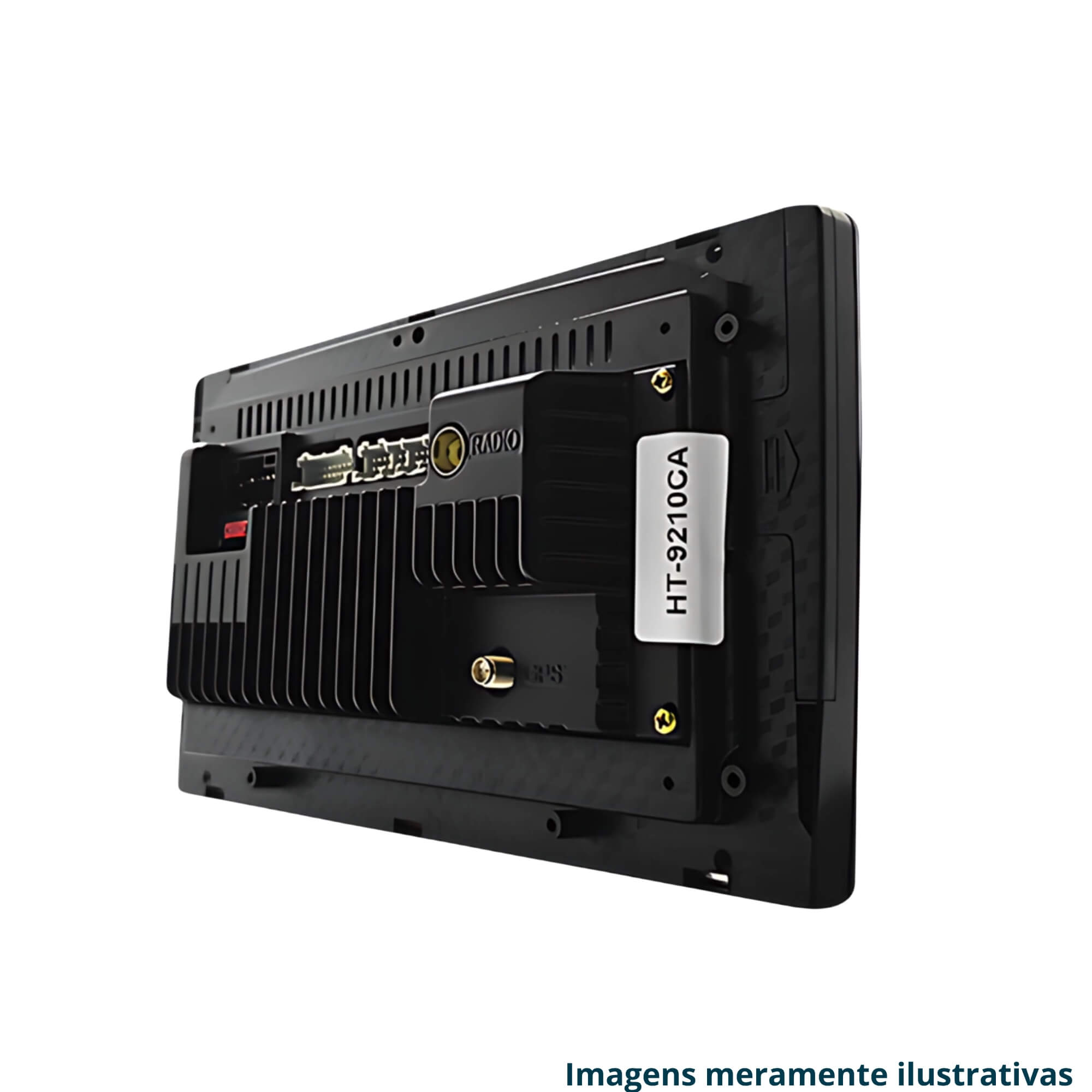 COMP Polo Virtus T-cross Multimídia Smart Slim 9" 2+32GB + Chicote CANBUS + Câmera de Ré + Moldura