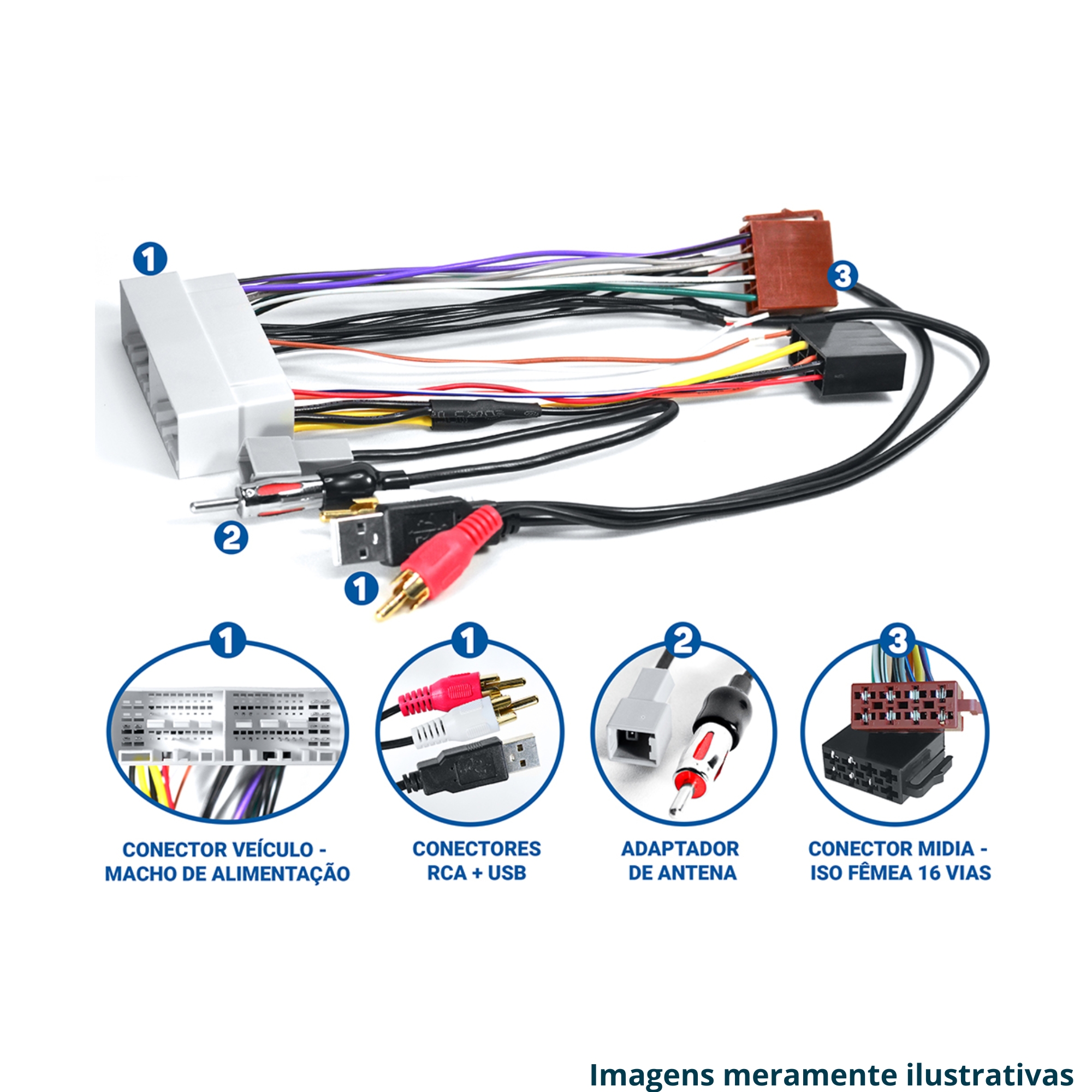 COMP HB20 2017 a 2020 Central Multimídia 9" 2+32GB + Kit Chicote Antena + Câmera de Ré + Moldura 9"