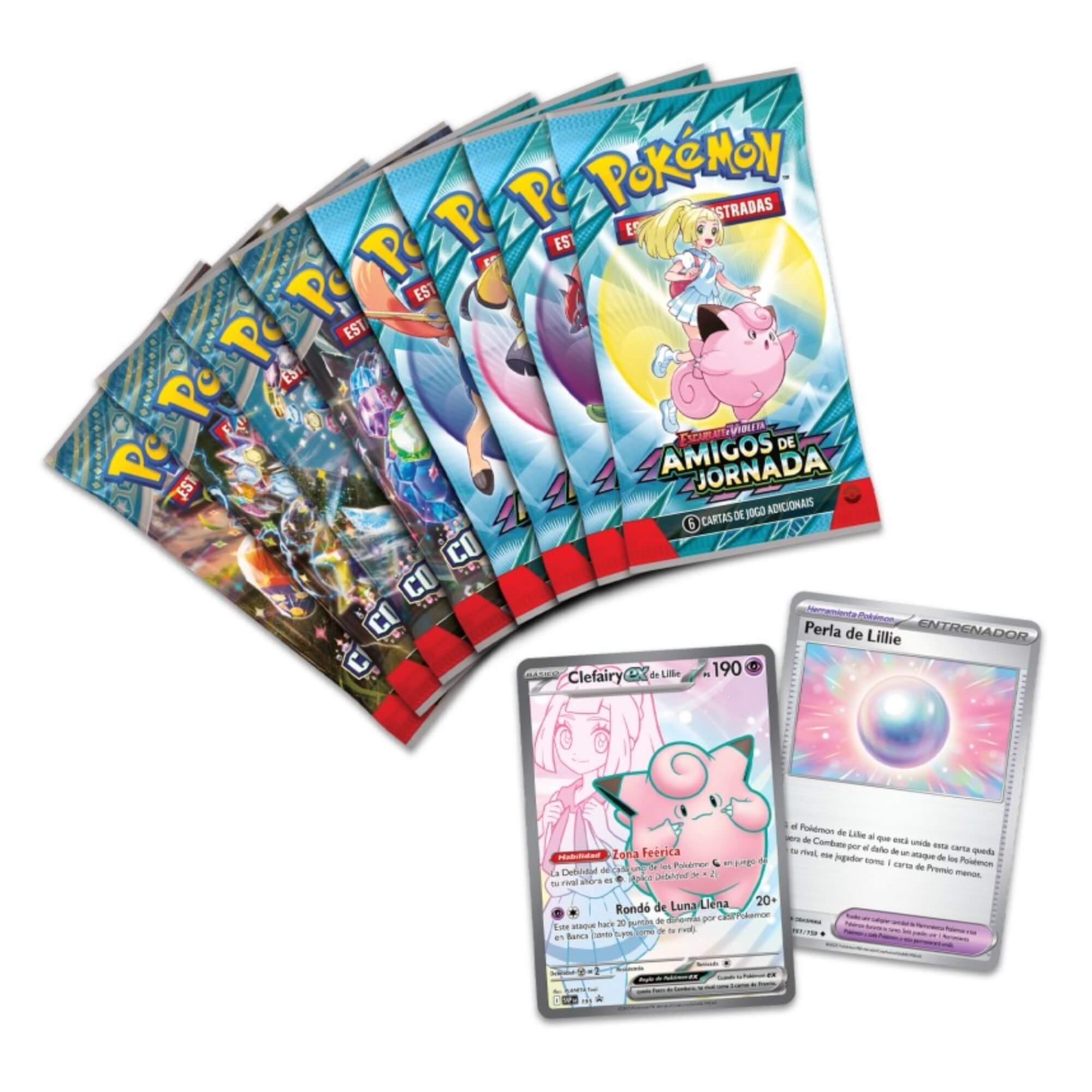 Box Pokemon Coleção de Torneios Lilian Clefairy EX Copag - 35248