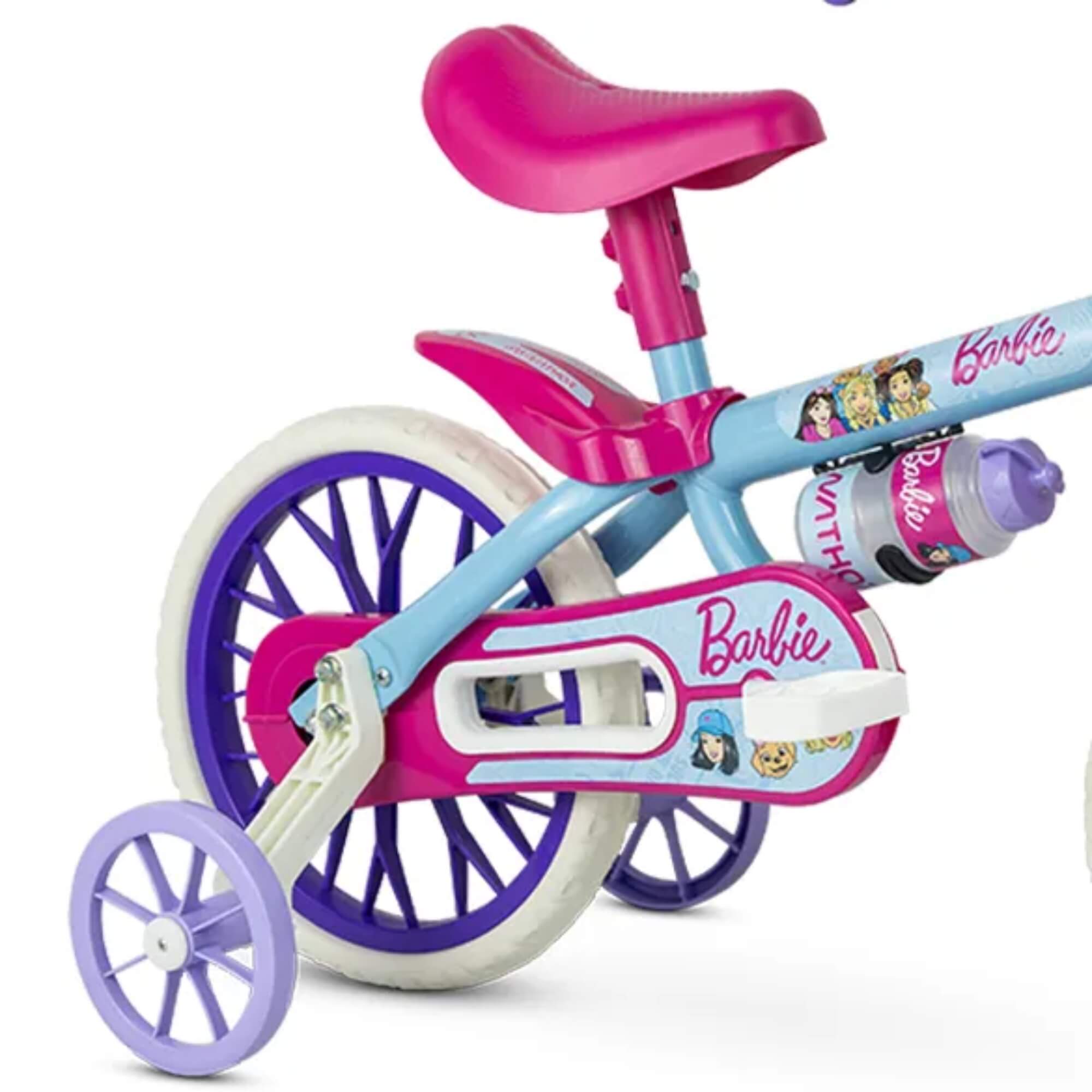 Bicicleta Infantil Aro 12" Barbie Mattel - Nathor