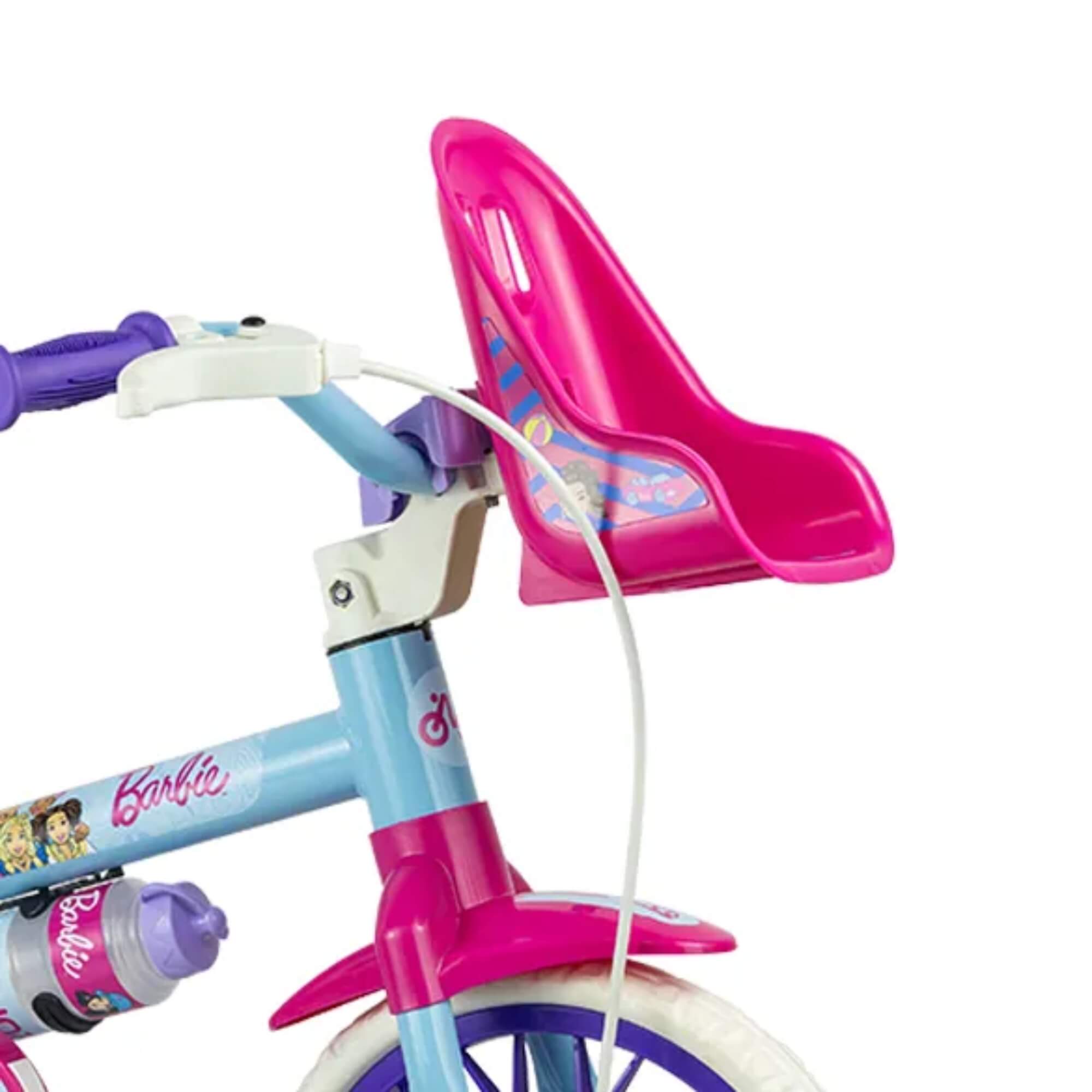 Bicicleta Infantil Aro 12" Barbie Mattel - Nathor